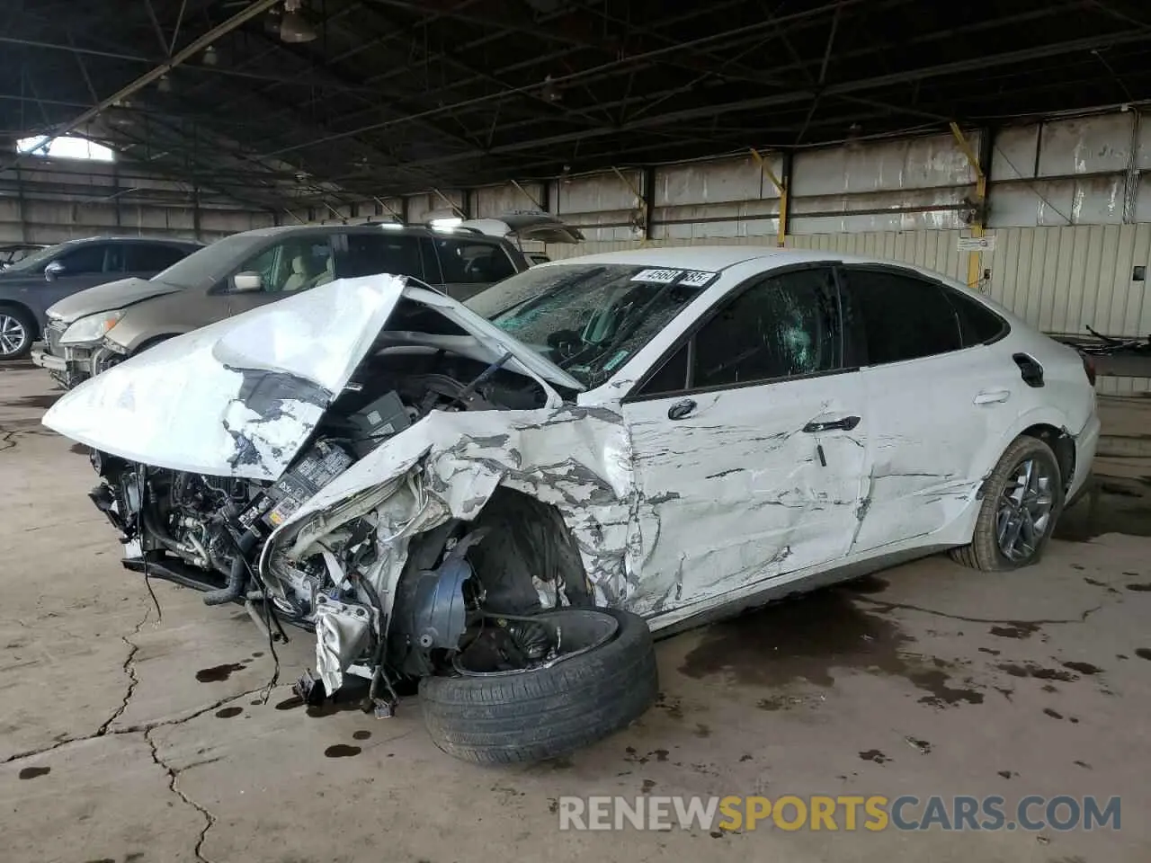 1 Photograph of a damaged car 5NPEL4JAXMH078371 HYUNDAI SONATA 2021