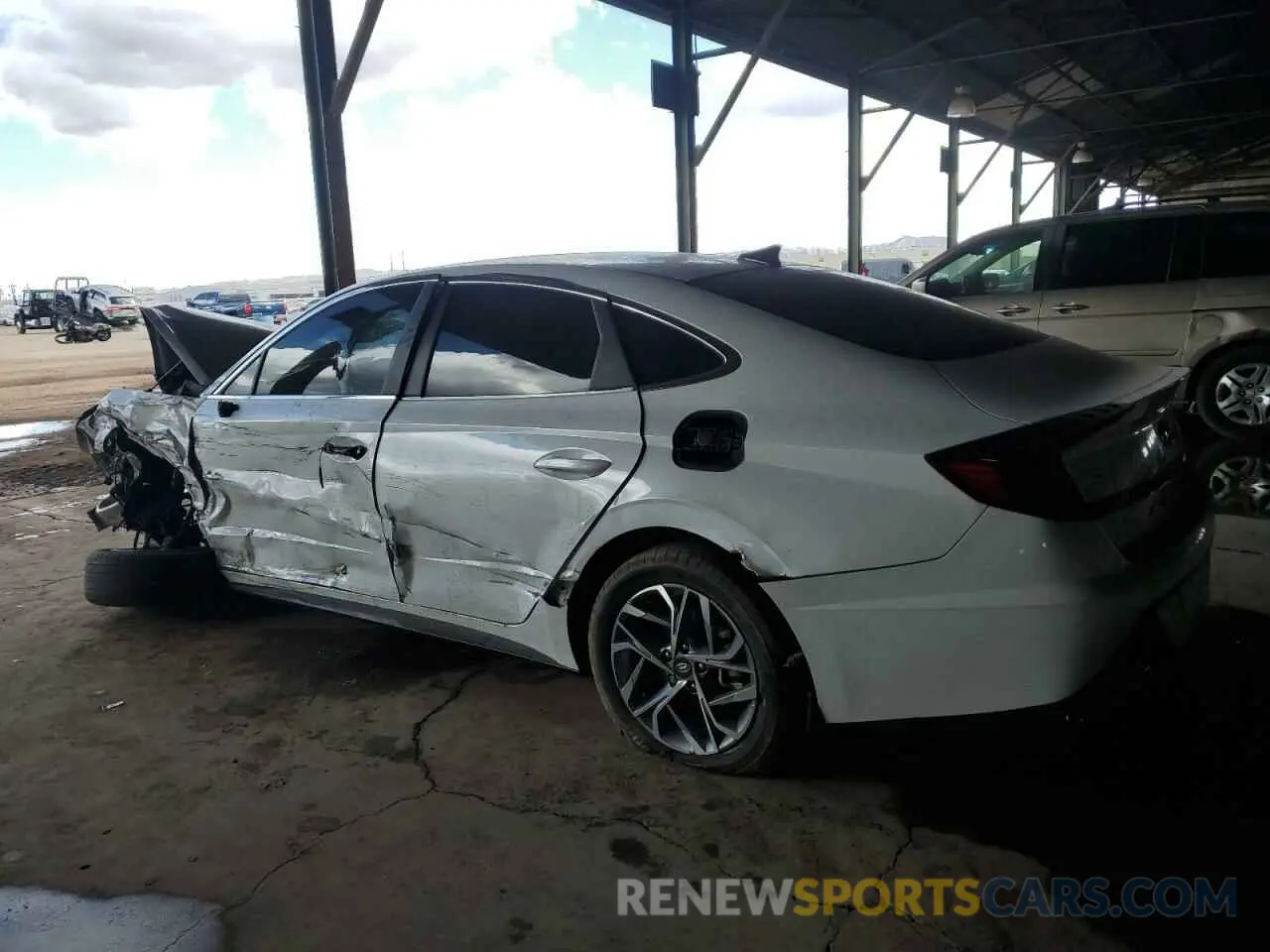 2 Photograph of a damaged car 5NPEL4JAXMH078371 HYUNDAI SONATA 2021