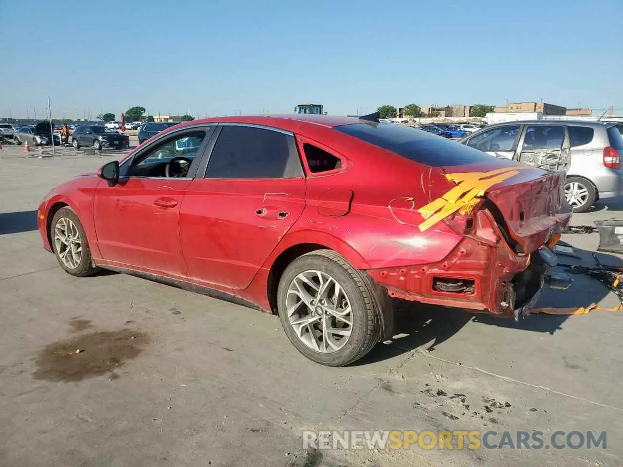 2 Photograph of a damaged car 5NPEL4JAXMH079360 HYUNDAI SONATA 2021