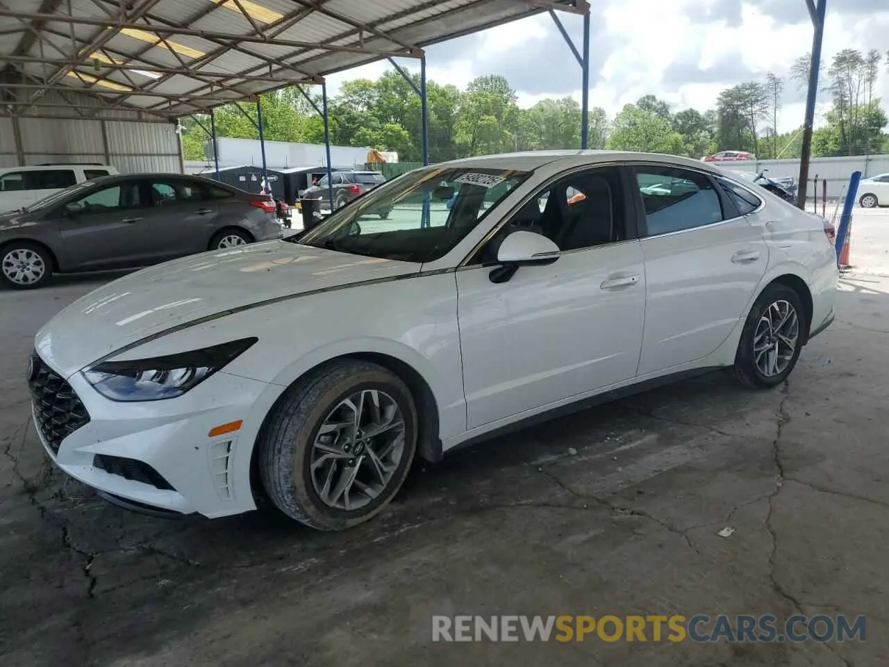 1 Photograph of a damaged car 5NPEL4JAXMH084669 HYUNDAI SONATA 2021