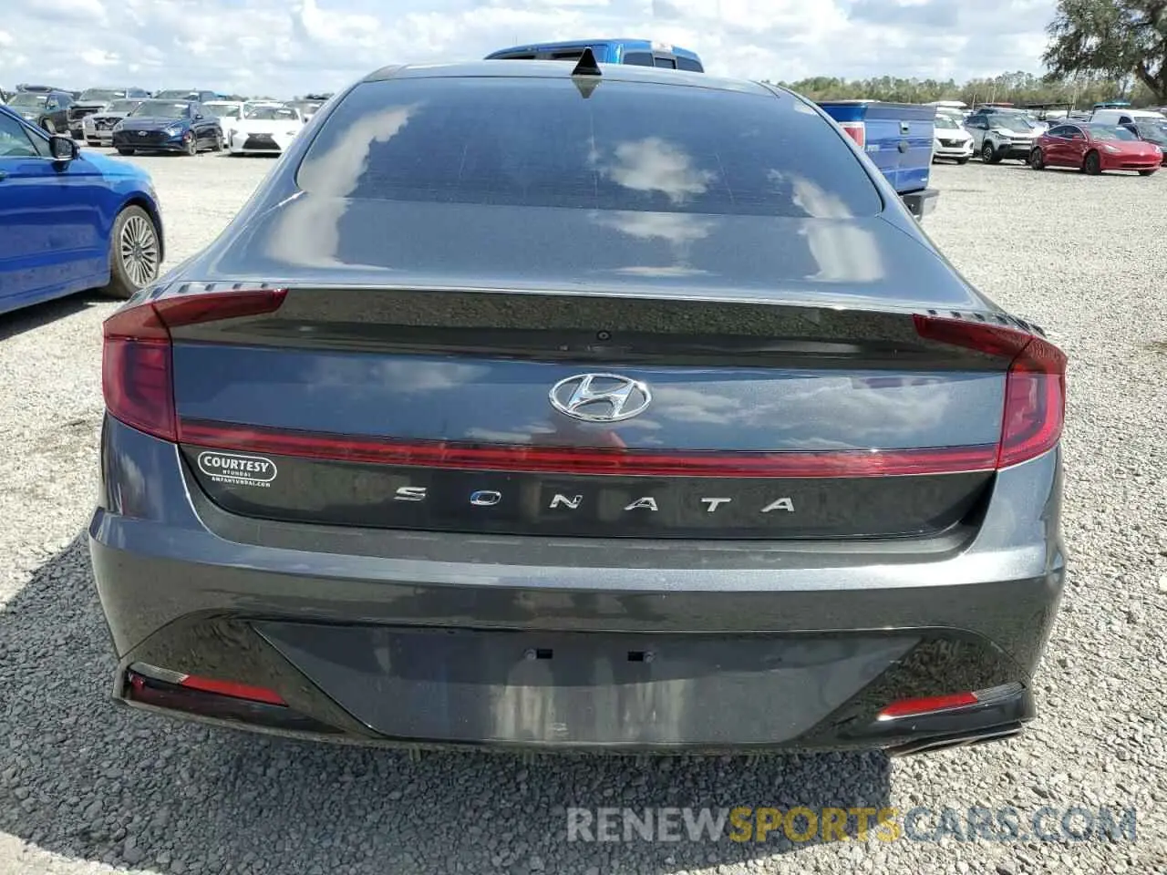 6 Photograph of a damaged car KMHL14JA0MA143437 HYUNDAI SONATA 2021