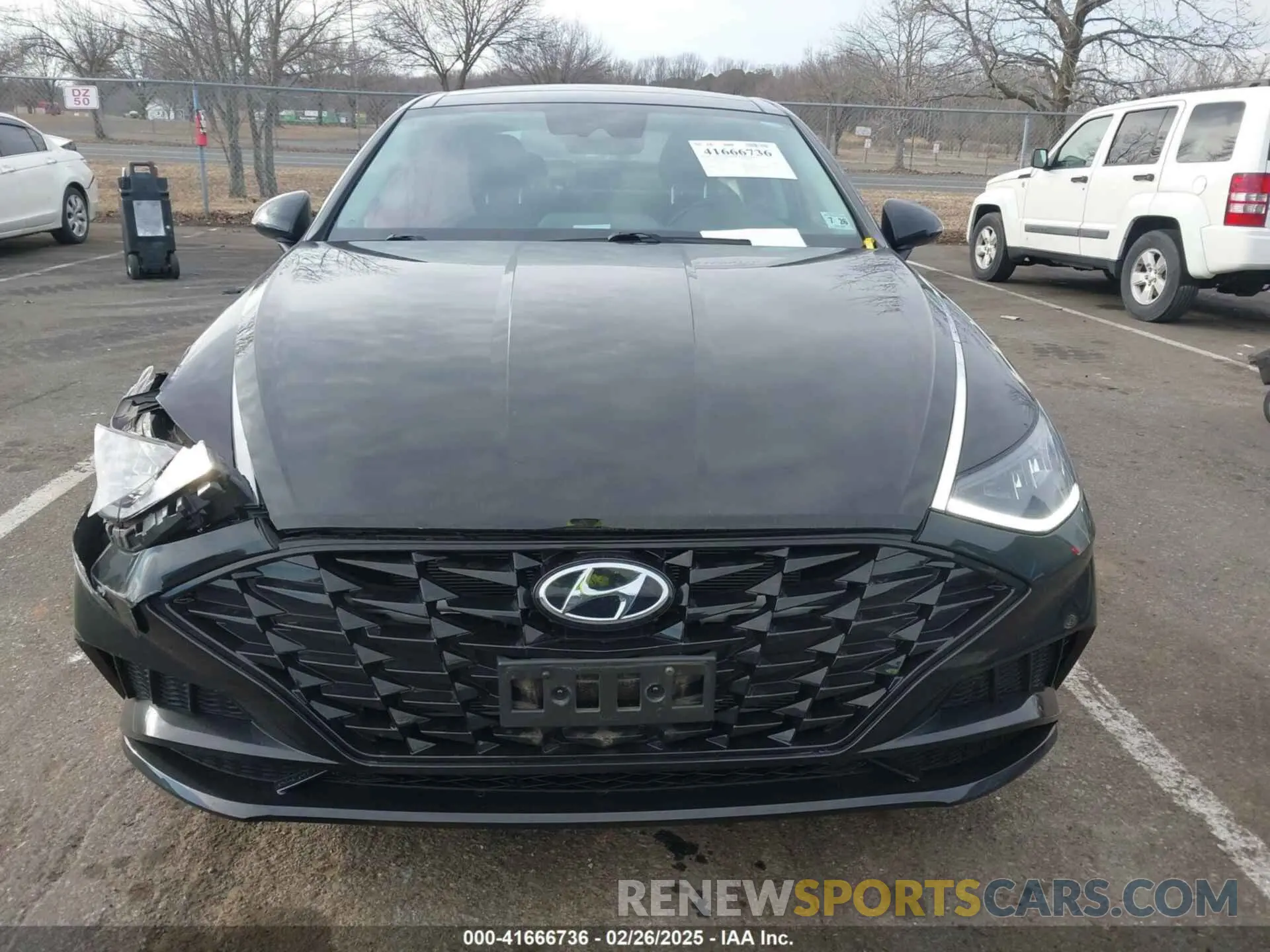 12 Photograph of a damaged car KMHL14JA0MA160383 HYUNDAI SONATA 2021
