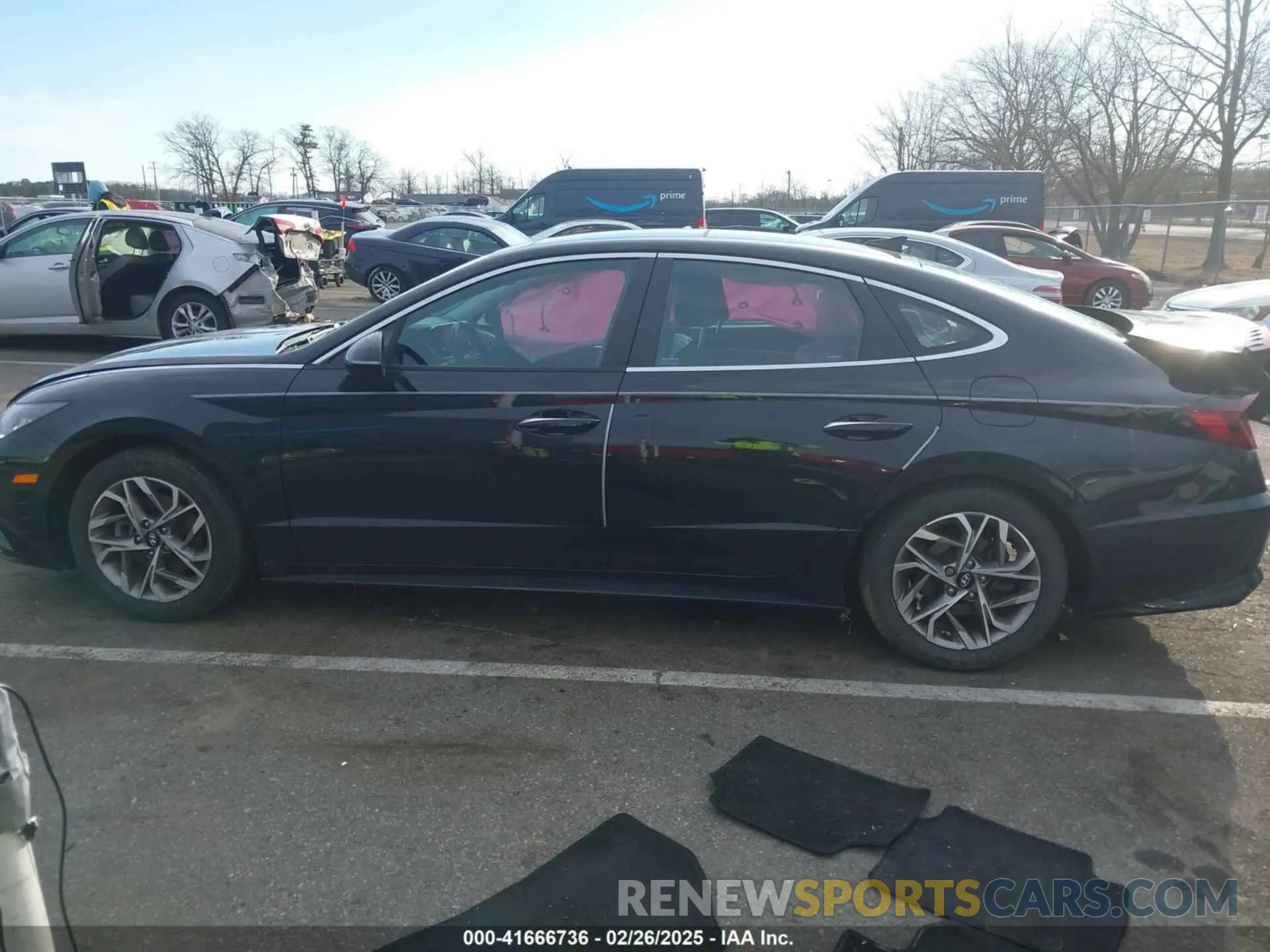 14 Photograph of a damaged car KMHL14JA0MA160383 HYUNDAI SONATA 2021