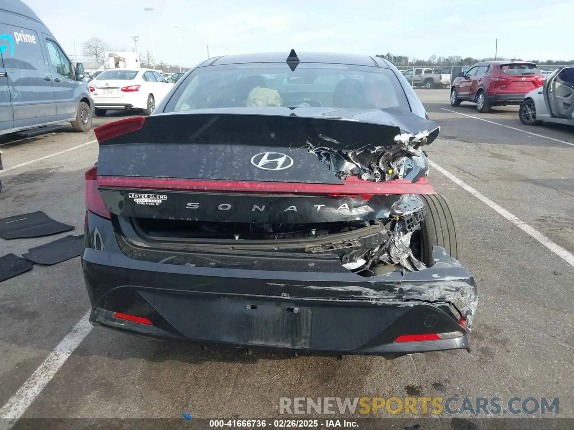 16 Photograph of a damaged car KMHL14JA0MA160383 HYUNDAI SONATA 2021