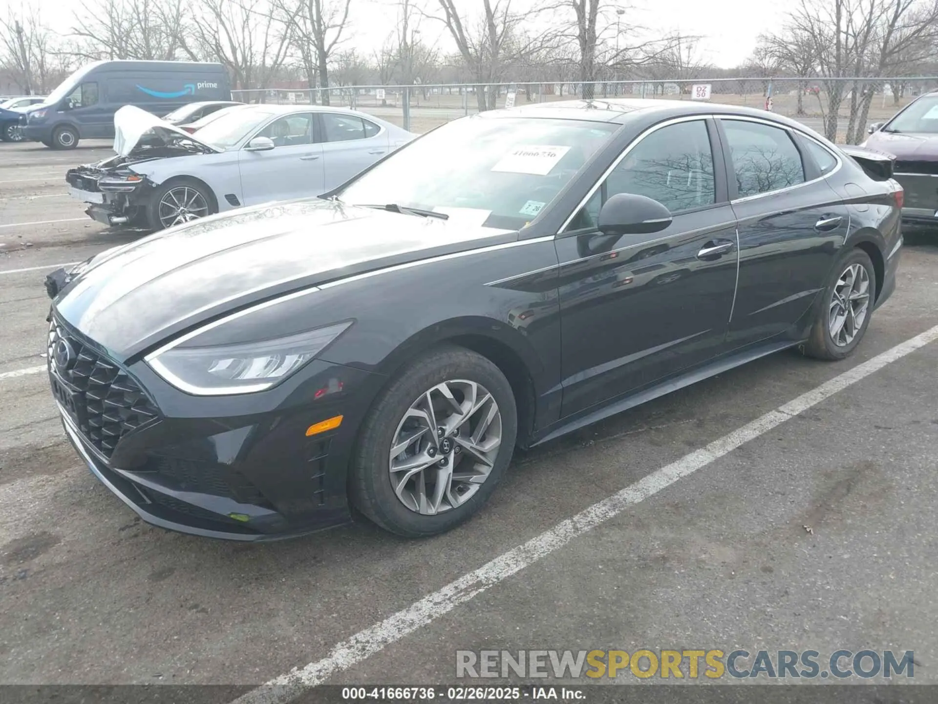 2 Photograph of a damaged car KMHL14JA0MA160383 HYUNDAI SONATA 2021