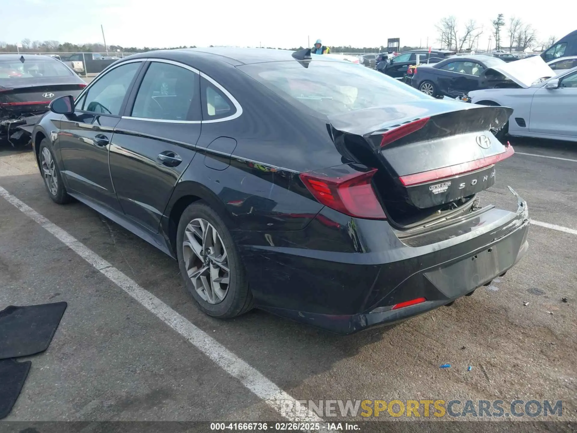 3 Photograph of a damaged car KMHL14JA0MA160383 HYUNDAI SONATA 2021