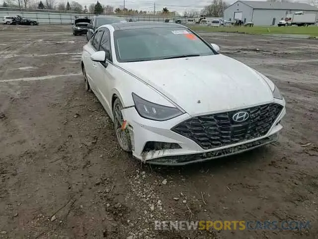 10 Photograph of a damaged car KMHL14JA0MA161100 HYUNDAI SONATA 2021