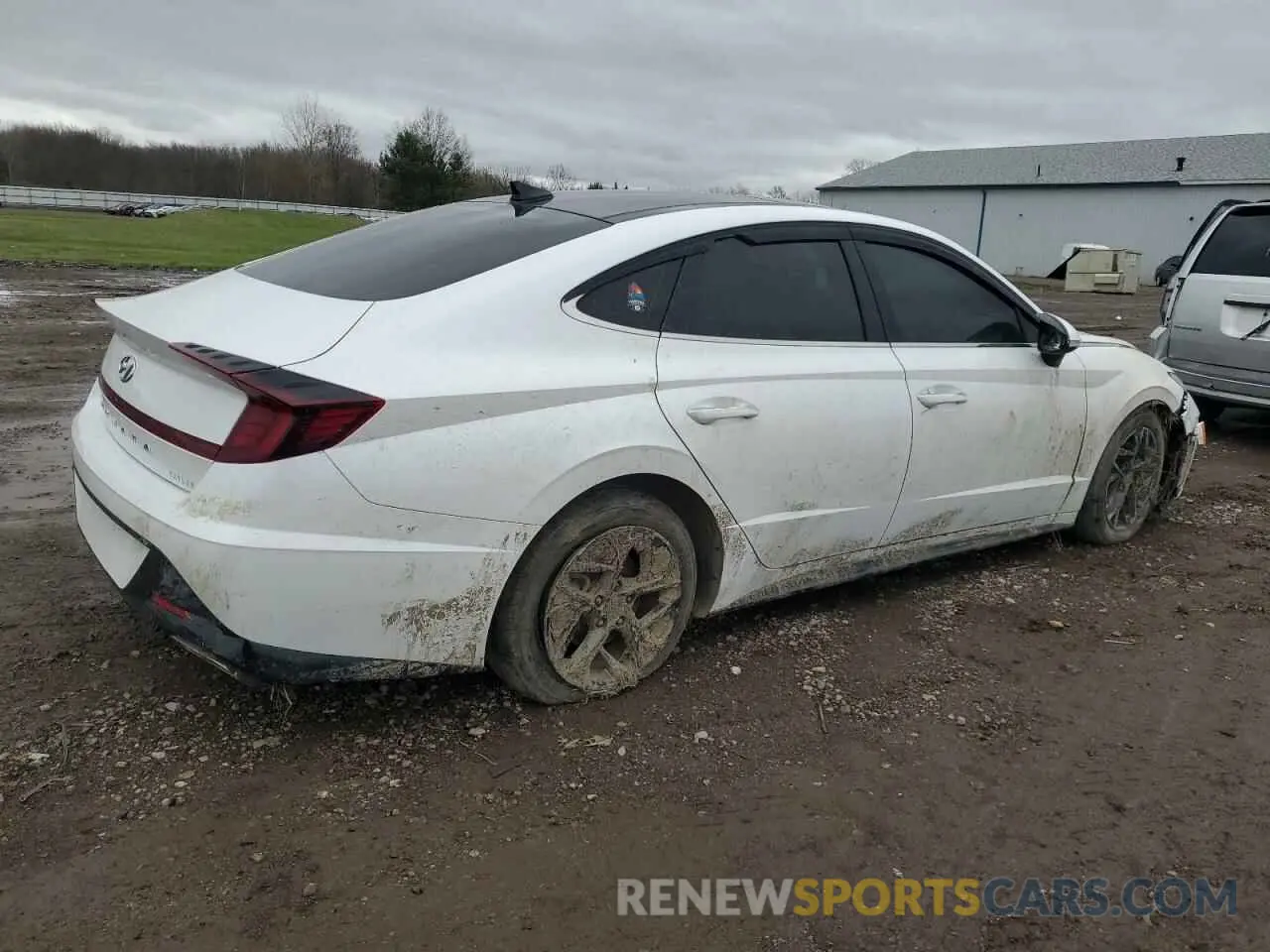 3 Photograph of a damaged car KMHL14JA0MA161100 HYUNDAI SONATA 2021