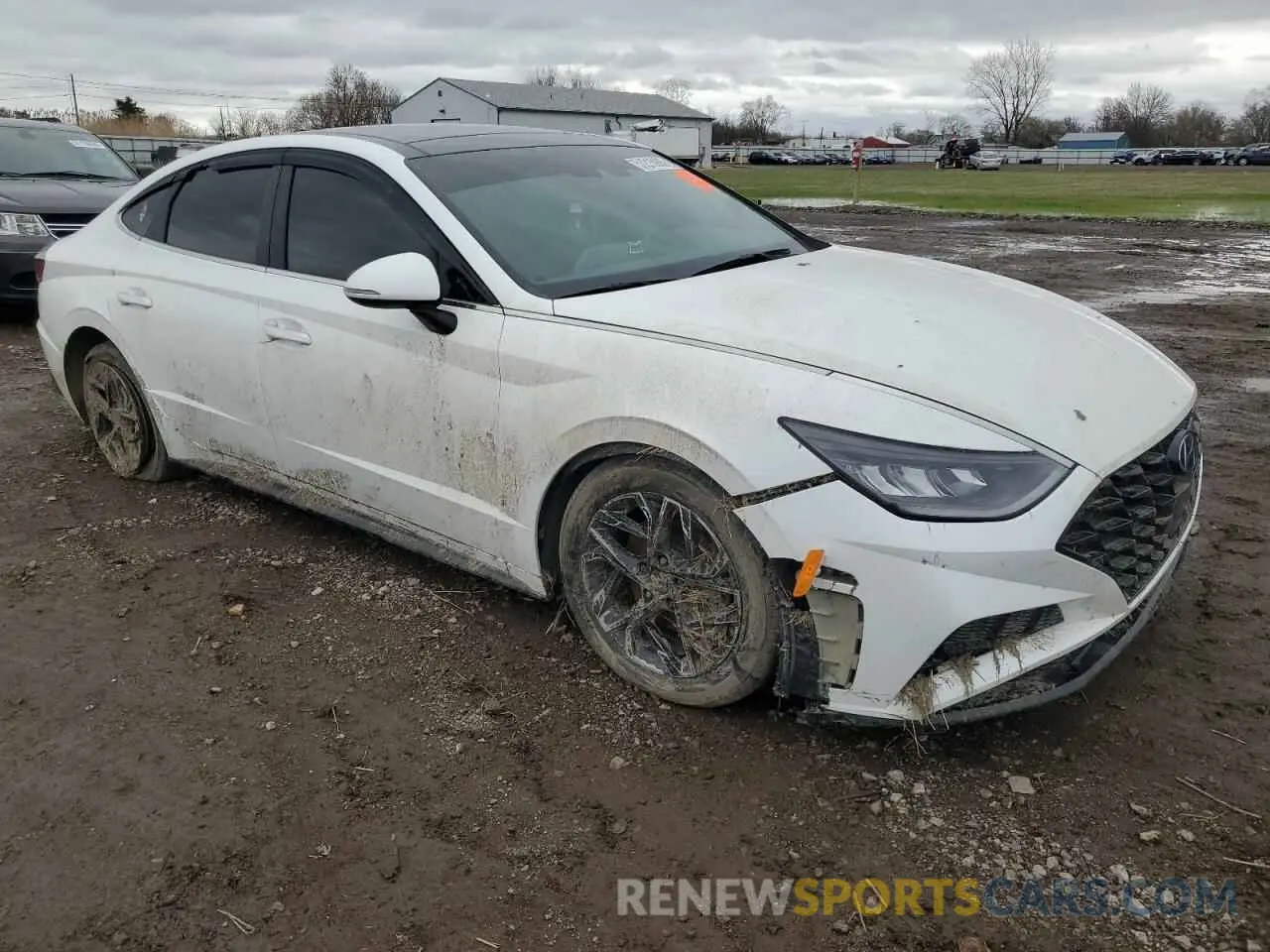 4 Photograph of a damaged car KMHL14JA0MA161100 HYUNDAI SONATA 2021