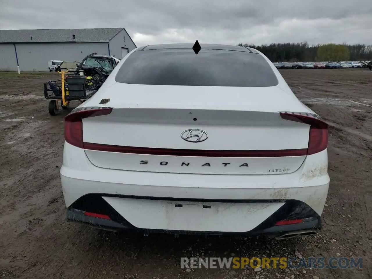 6 Photograph of a damaged car KMHL14JA0MA161100 HYUNDAI SONATA 2021