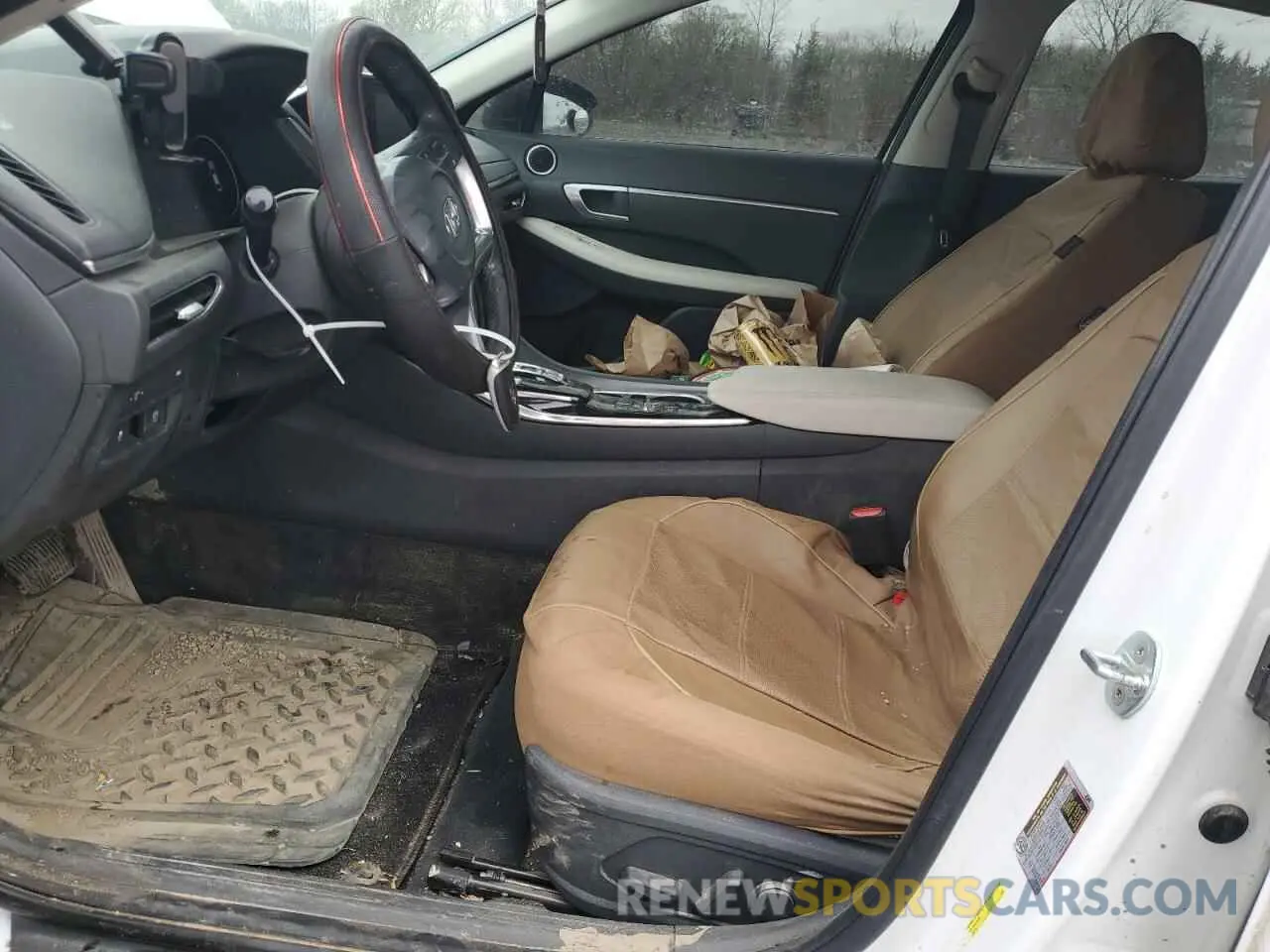 7 Photograph of a damaged car KMHL14JA0MA161100 HYUNDAI SONATA 2021