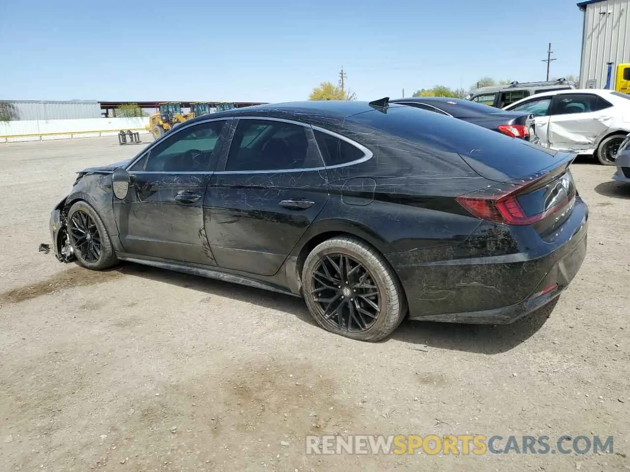 2 Photograph of a damaged car KMHL14JA2MA159526 HYUNDAI SONATA 2021