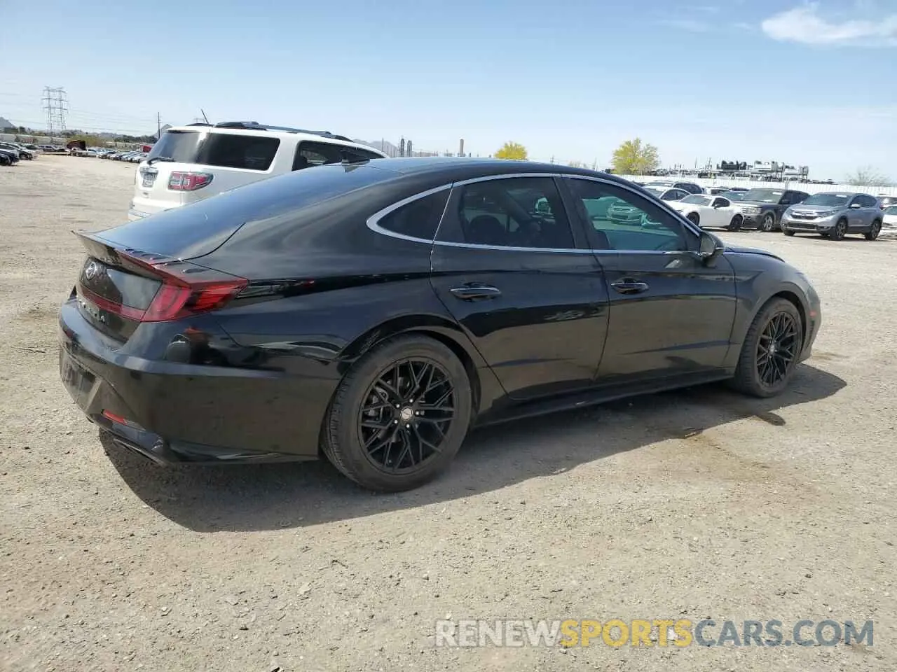 3 Photograph of a damaged car KMHL14JA2MA159526 HYUNDAI SONATA 2021