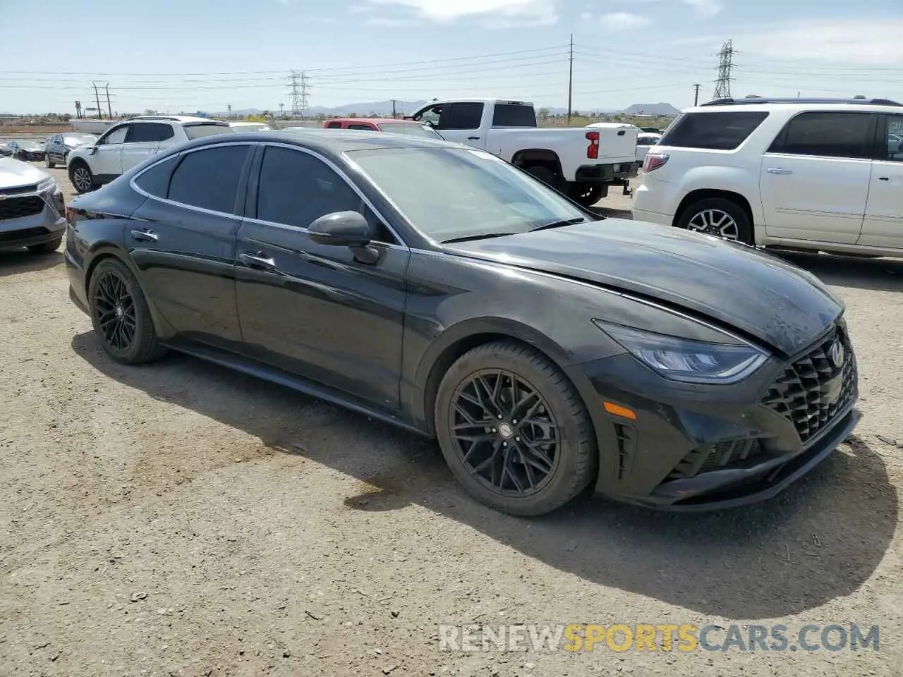 4 Photograph of a damaged car KMHL14JA2MA159526 HYUNDAI SONATA 2021