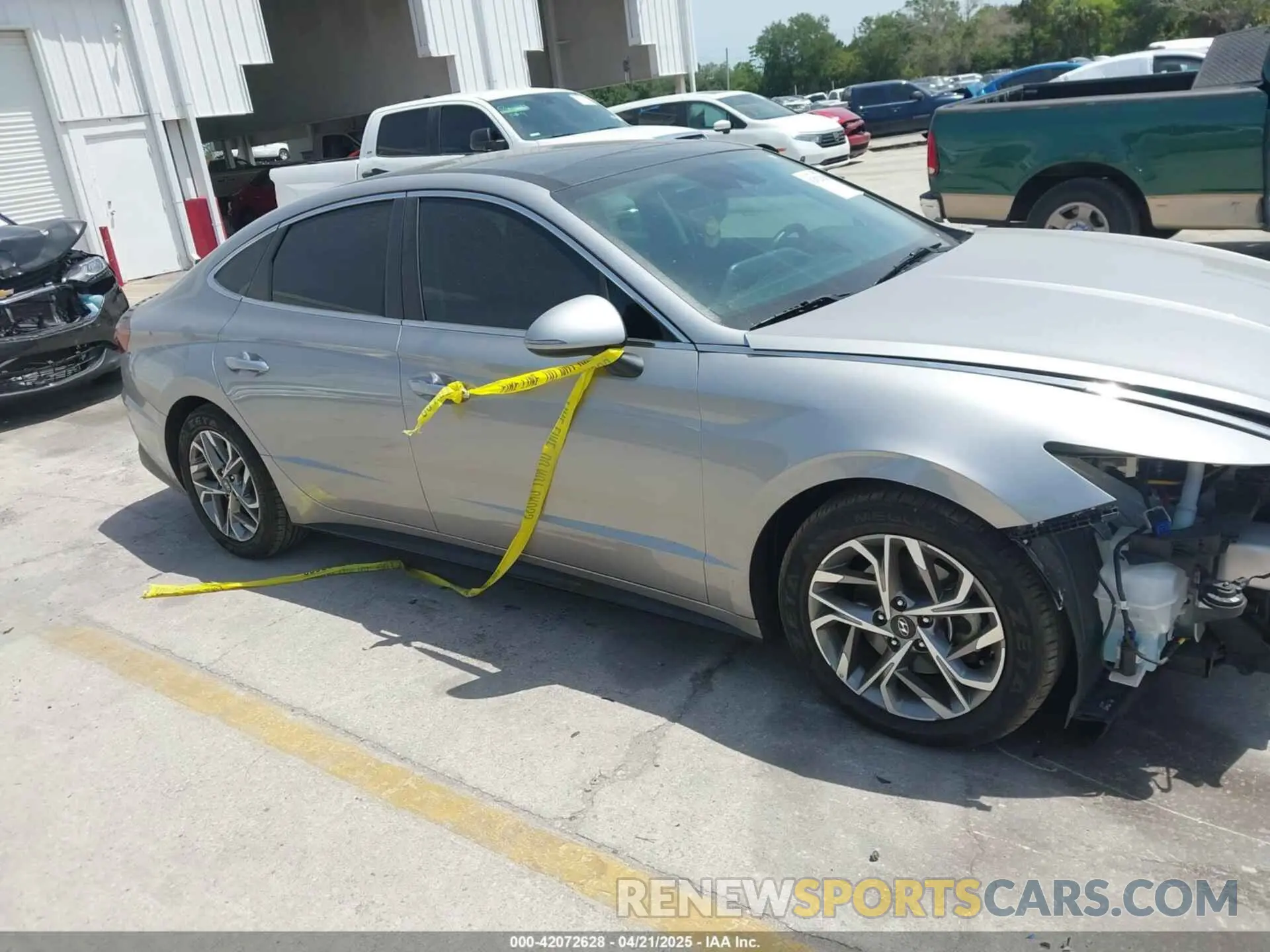 1 Photograph of a damaged car KMHL14JA4MA145062 HYUNDAI SONATA 2021