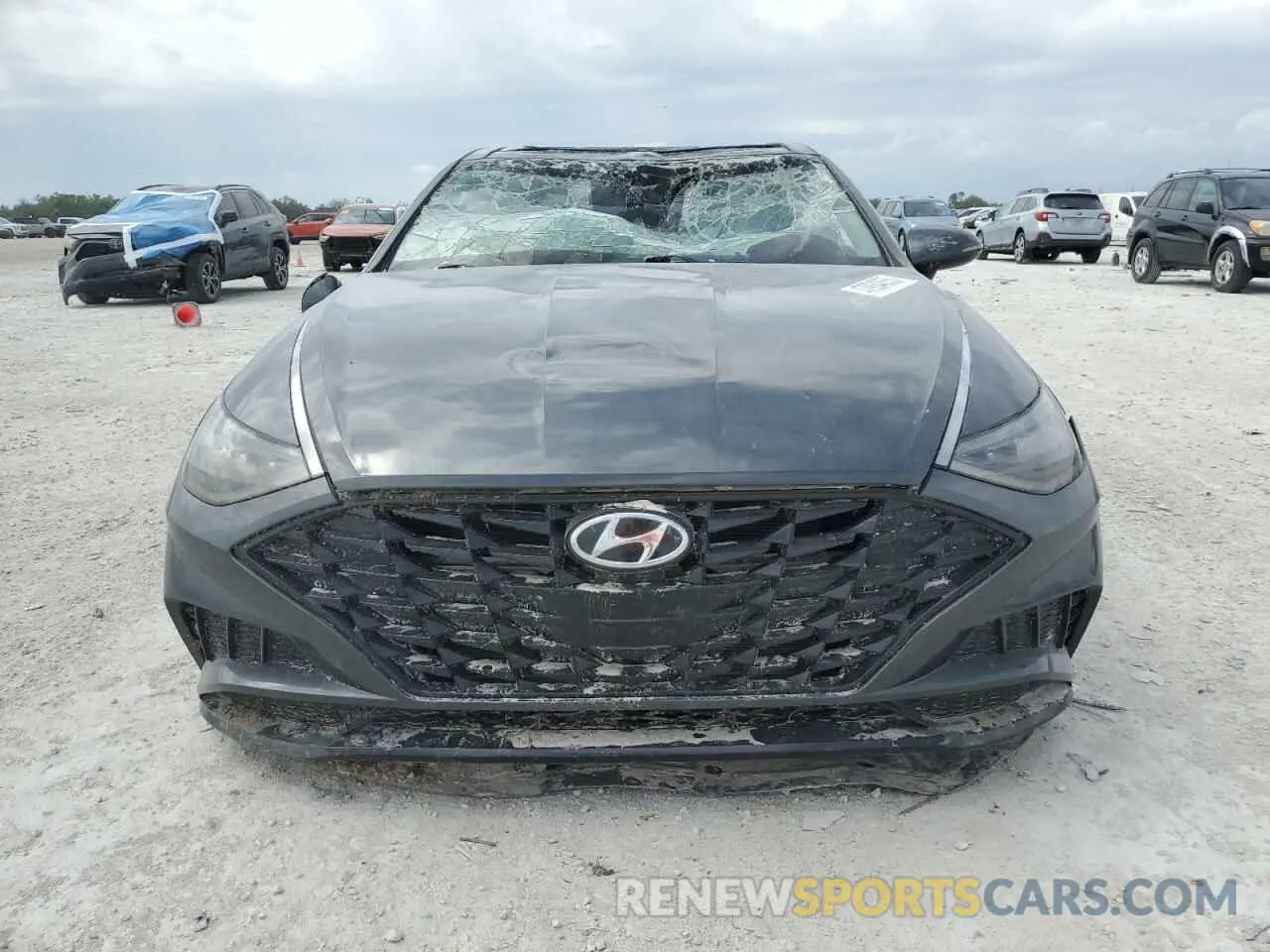 5 Photograph of a damaged car KMHL14JA7MA143788 HYUNDAI SONATA 2021