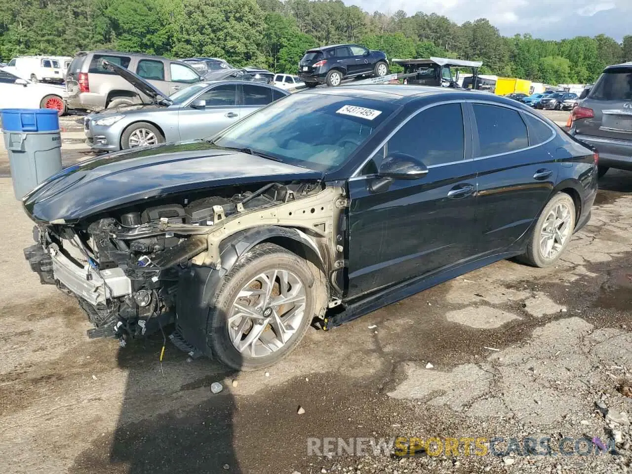 1 Photograph of a damaged car KMHL14JAXMA155238 HYUNDAI SONATA 2021