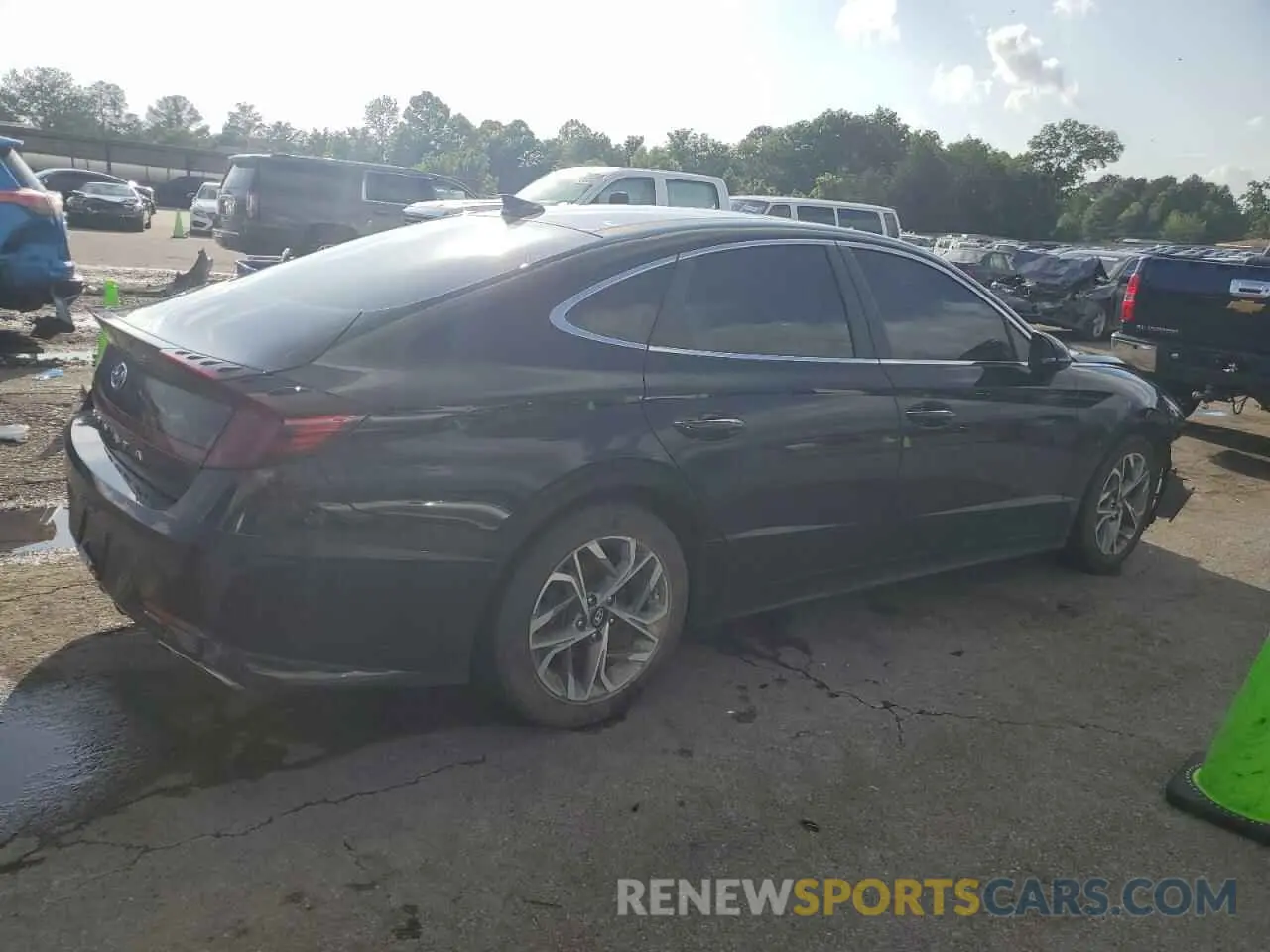 3 Photograph of a damaged car KMHL14JAXMA155238 HYUNDAI SONATA 2021
