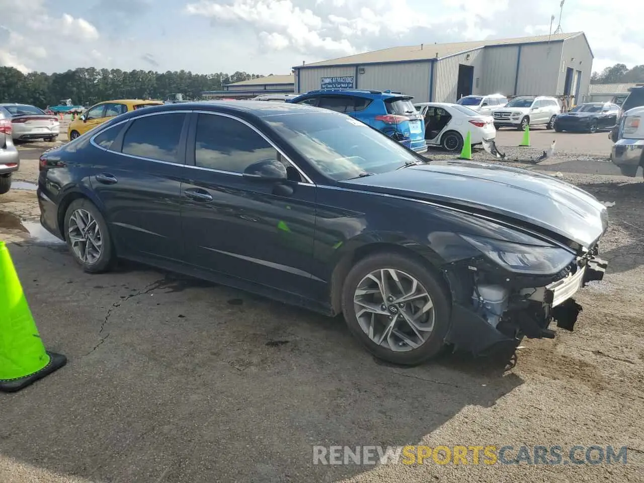 4 Photograph of a damaged car KMHL14JAXMA155238 HYUNDAI SONATA 2021