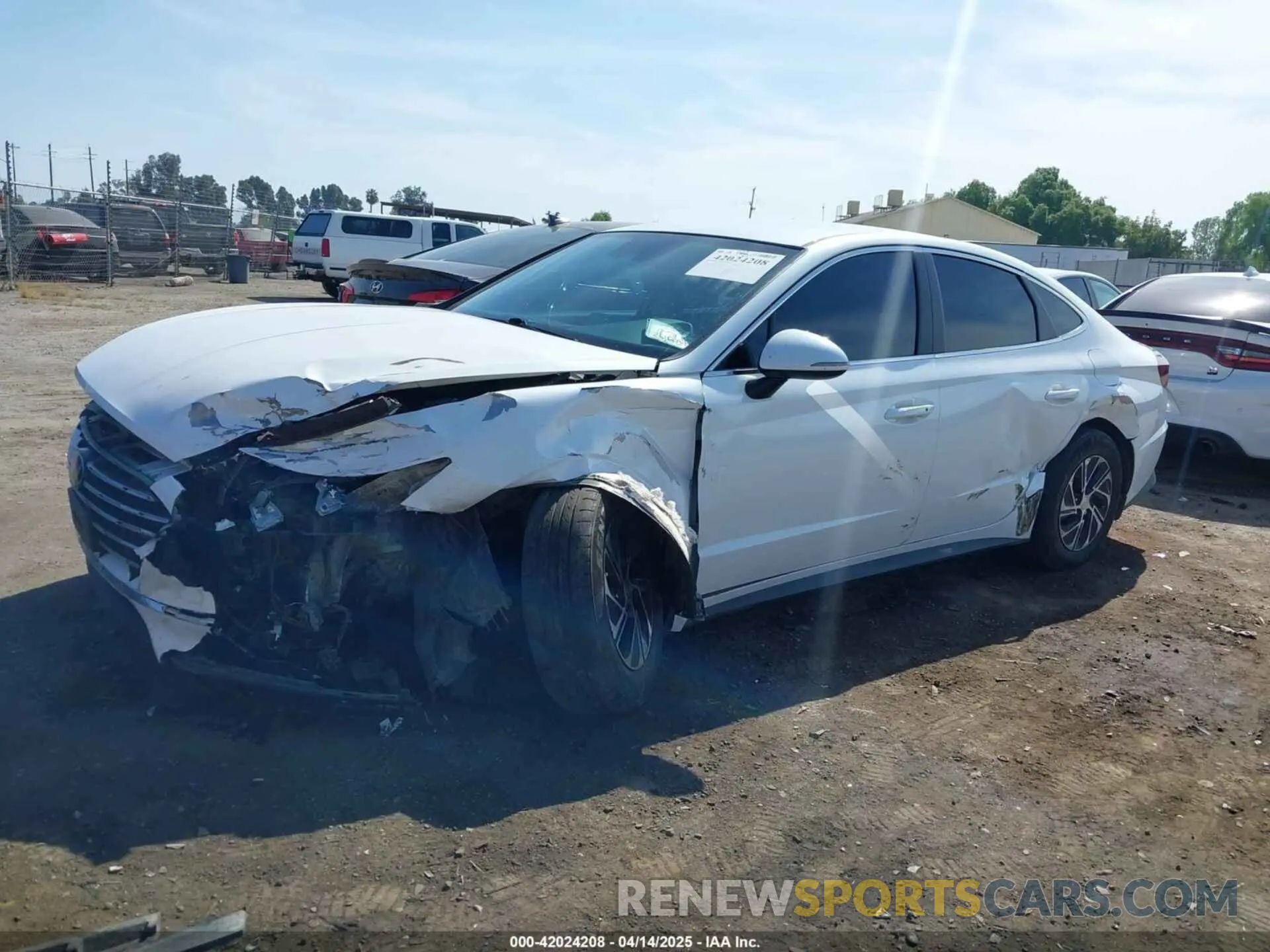14 Photograph of a damaged car KMHL24JJ2MA033437 HYUNDAI SONATA 2021