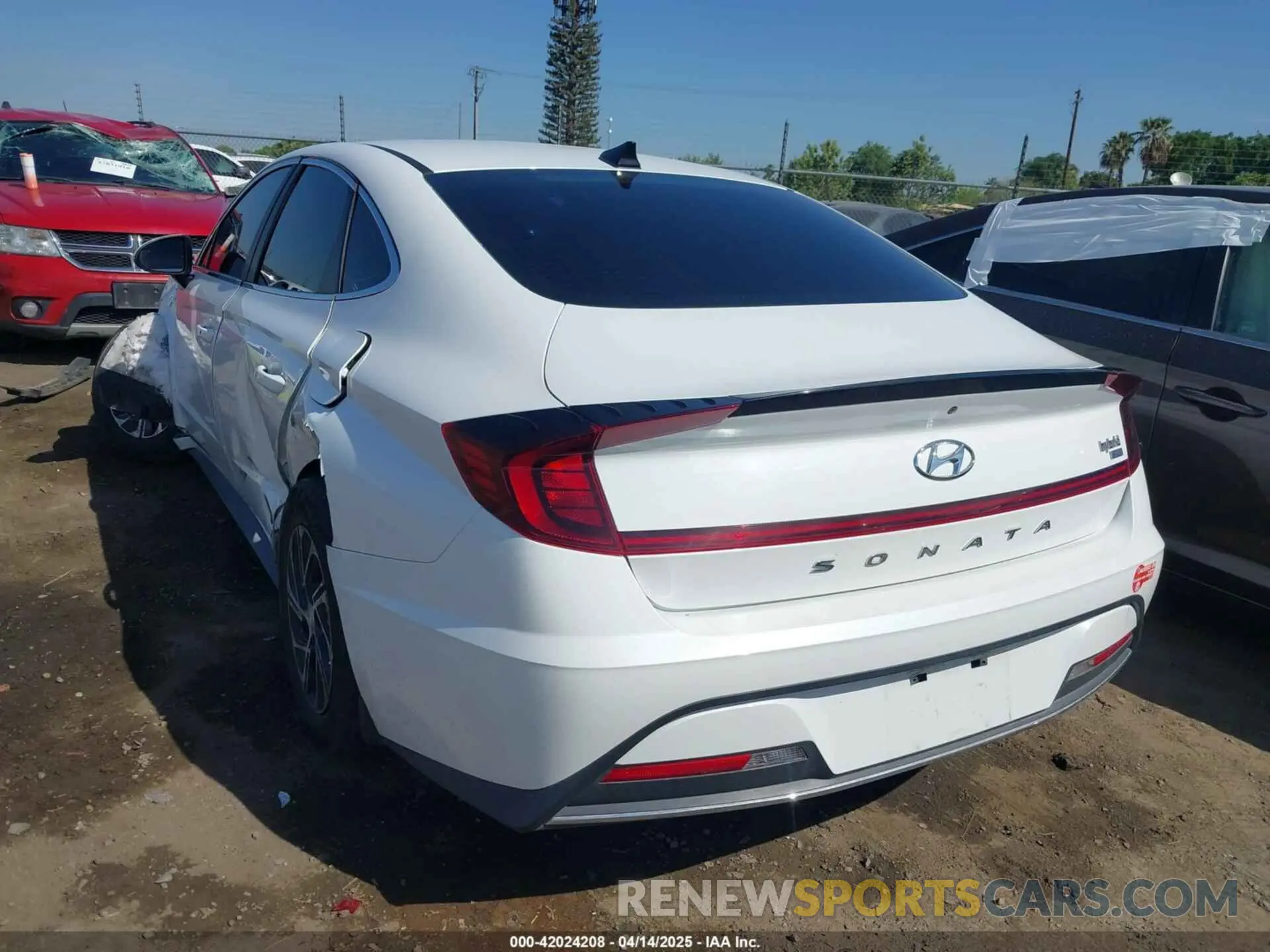 3 Photograph of a damaged car KMHL24JJ2MA033437 HYUNDAI SONATA 2021