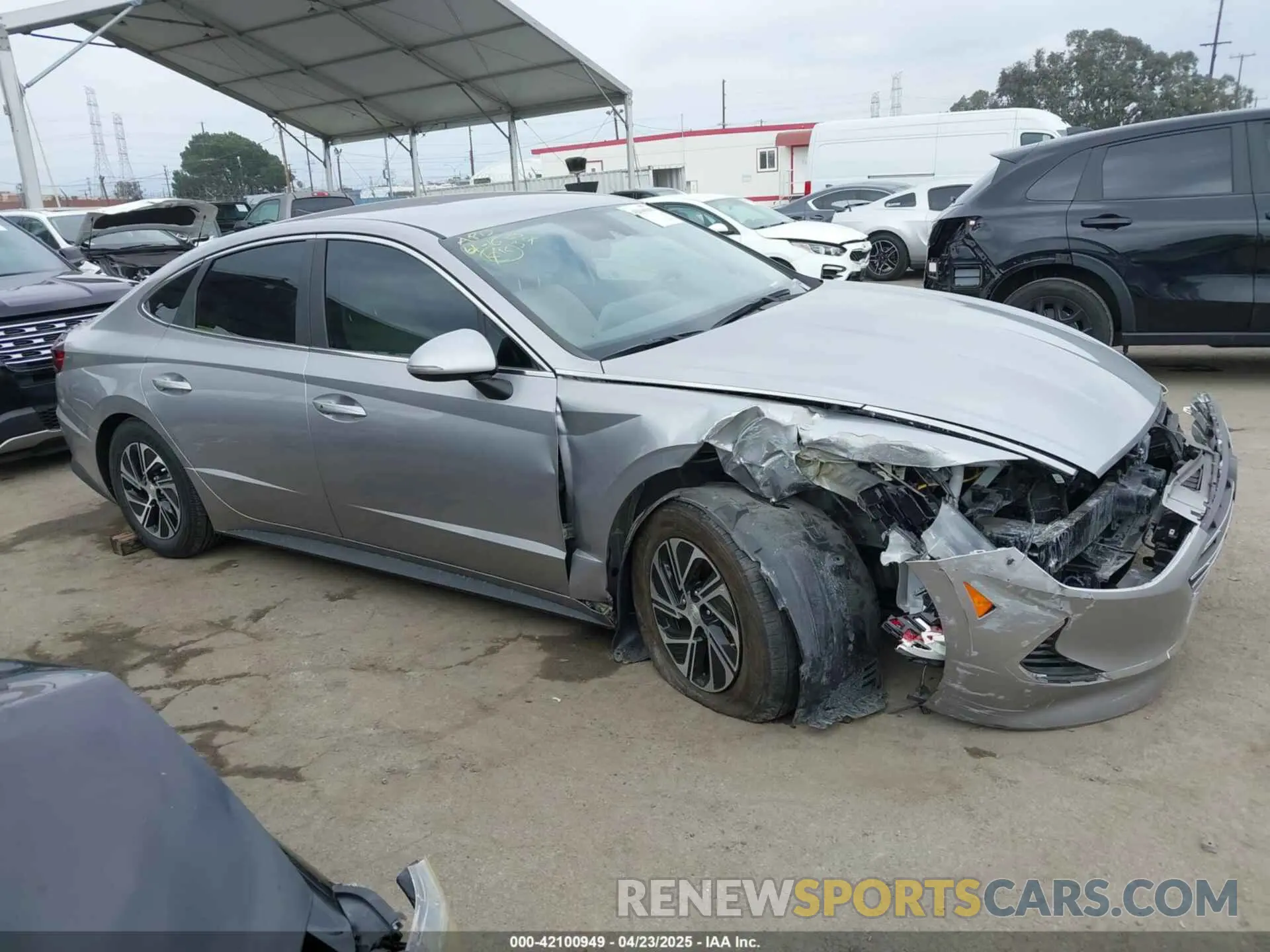 13 Photograph of a damaged car KMHL24JJ2MA035401 HYUNDAI SONATA 2021