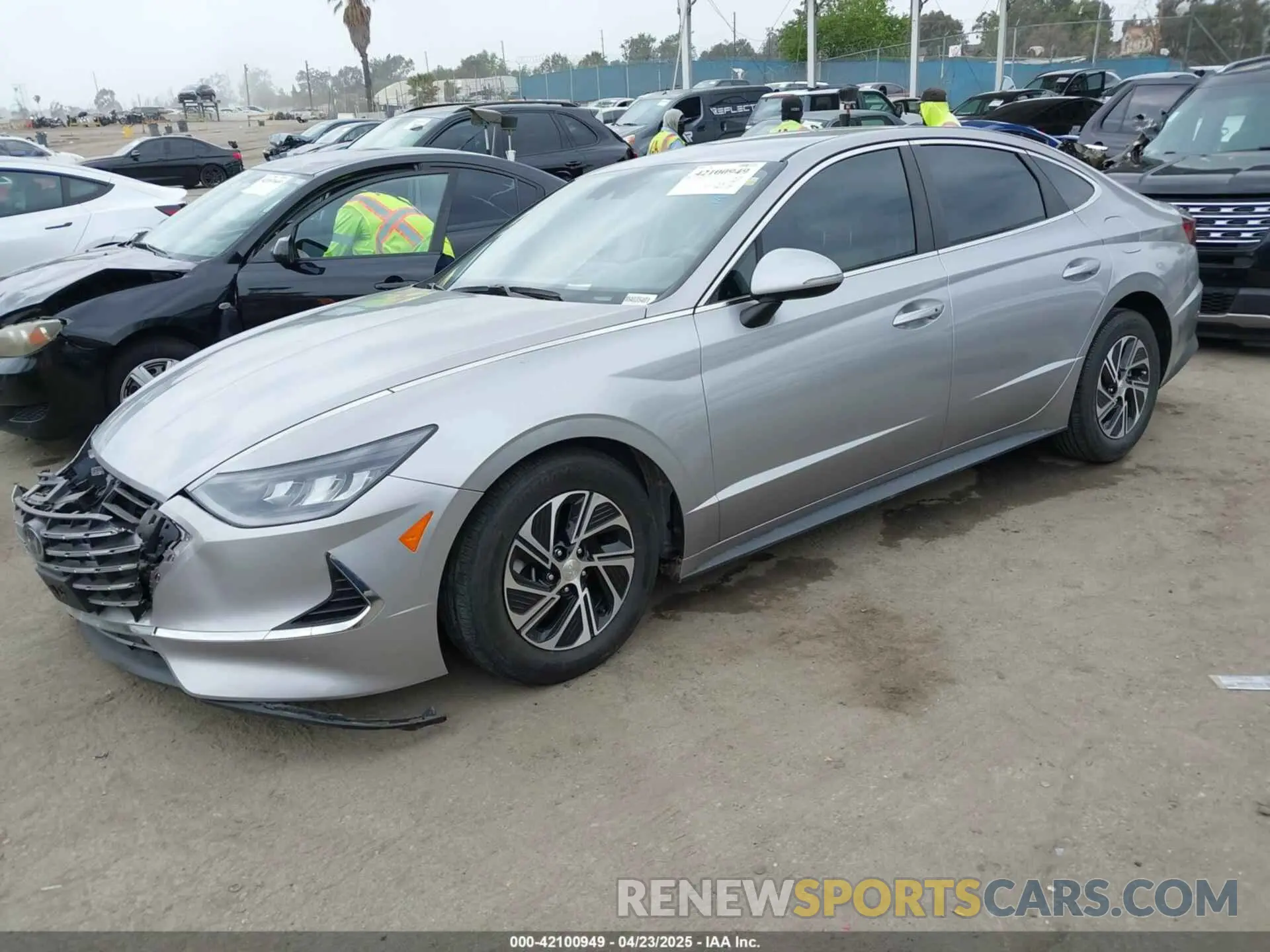 2 Photograph of a damaged car KMHL24JJ2MA035401 HYUNDAI SONATA 2021