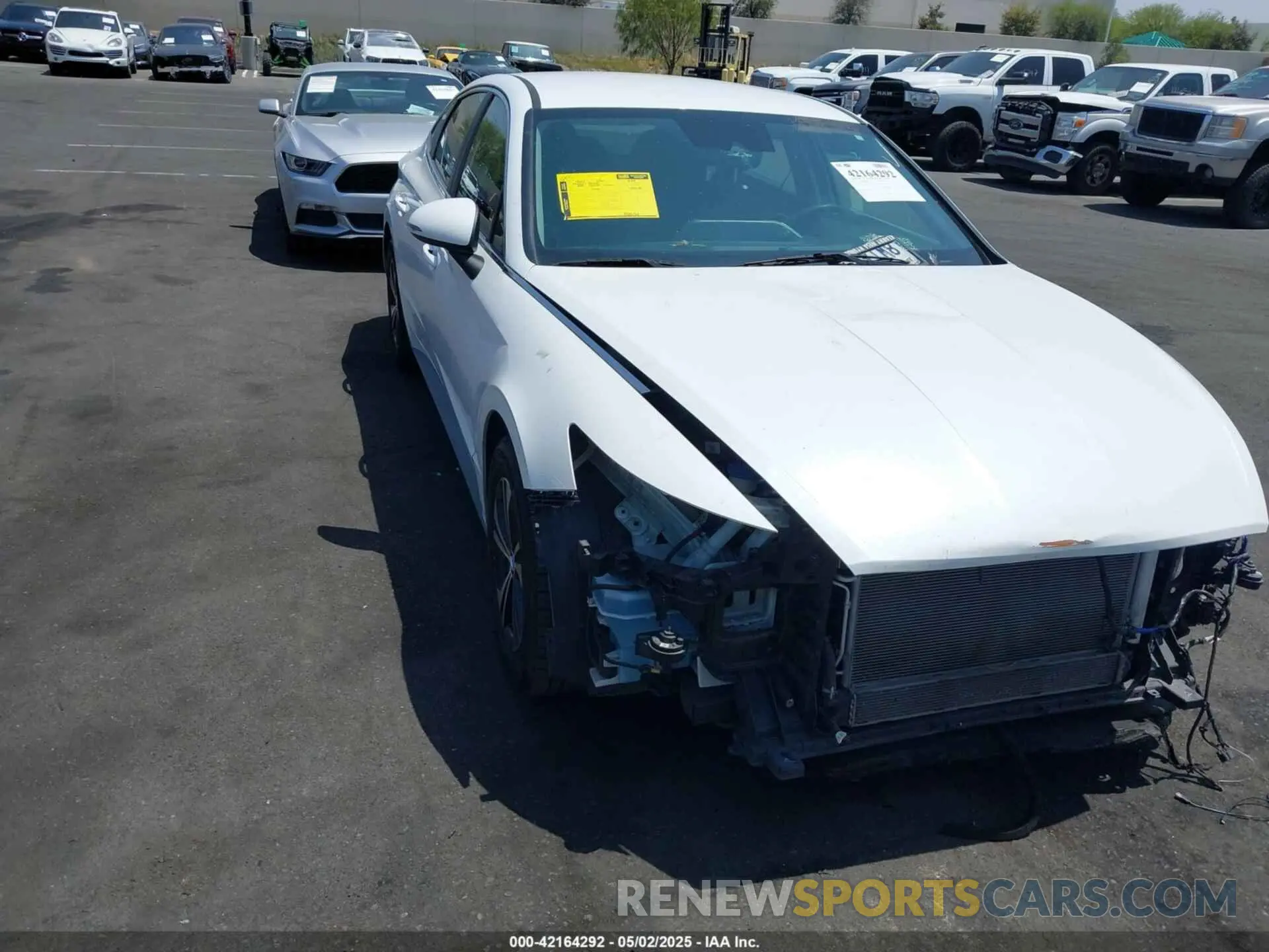 1 Photograph of a damaged car KMHL24JJ6MA033456 HYUNDAI SONATA 2021