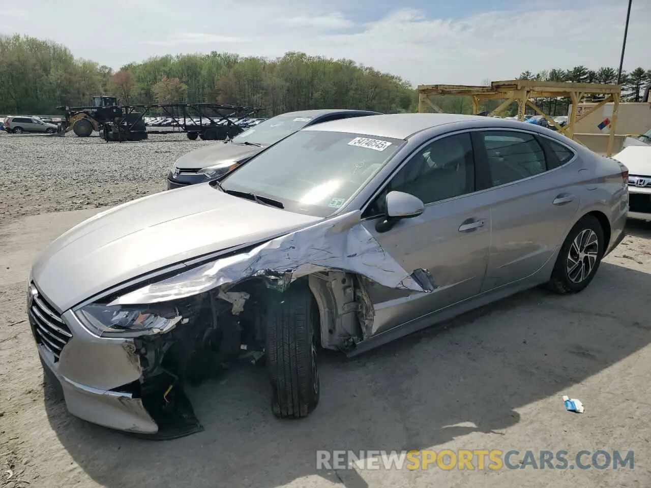 1 Photograph of a damaged car KMHL24JJ7MA030257 HYUNDAI SONATA 2021