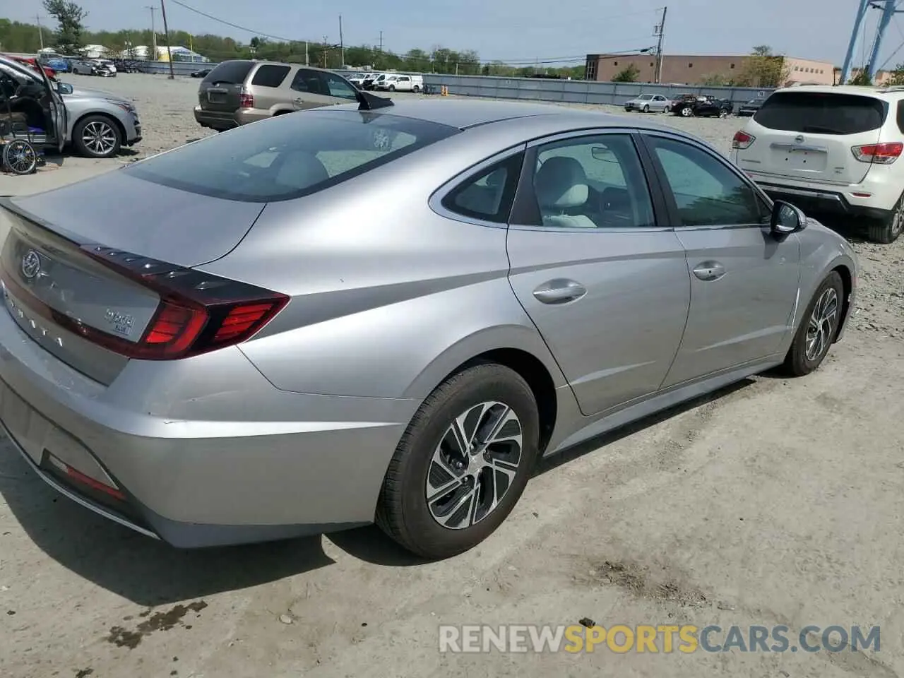 3 Photograph of a damaged car KMHL24JJ7MA030257 HYUNDAI SONATA 2021
