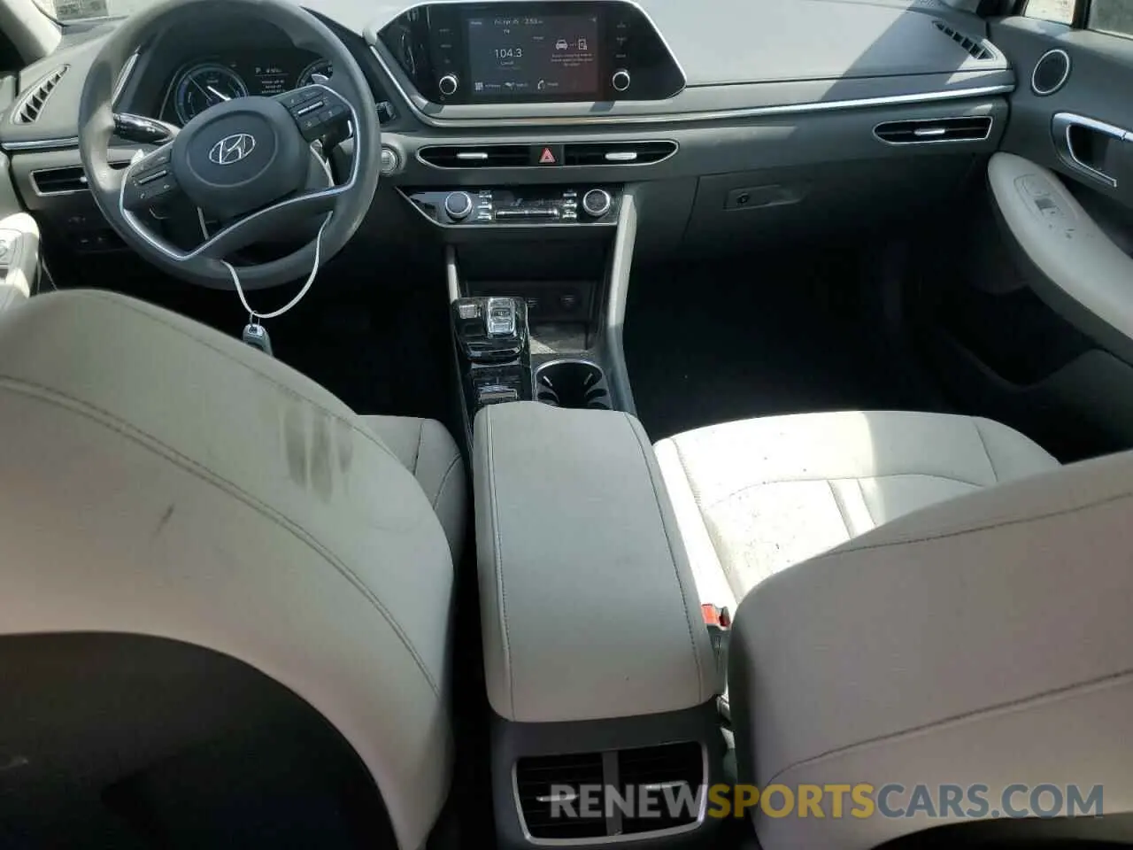8 Photograph of a damaged car KMHL24JJ7MA030257 HYUNDAI SONATA 2021