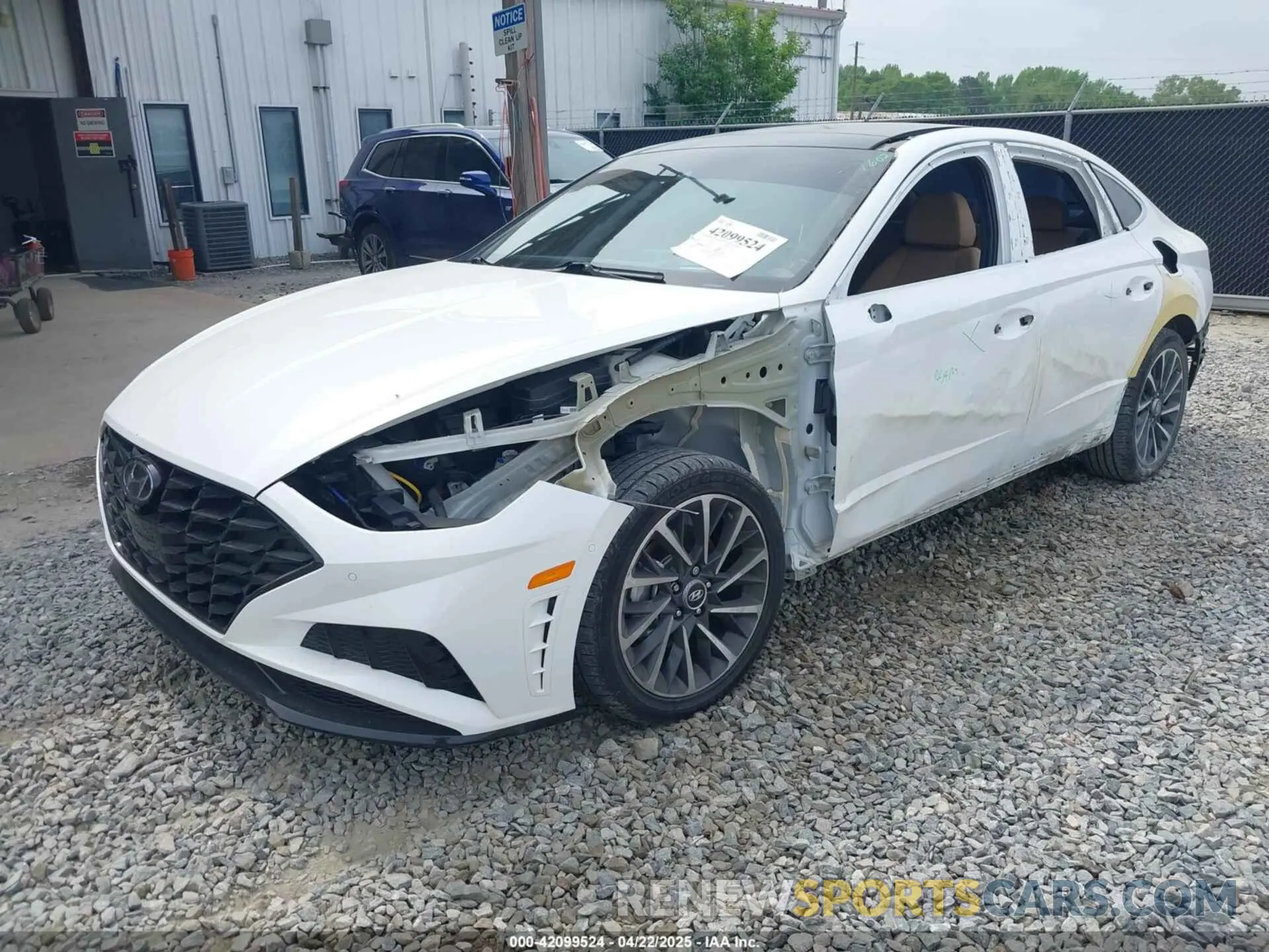 2 Photograph of a damaged car KMHL34J25MA154162 HYUNDAI SONATA 2021