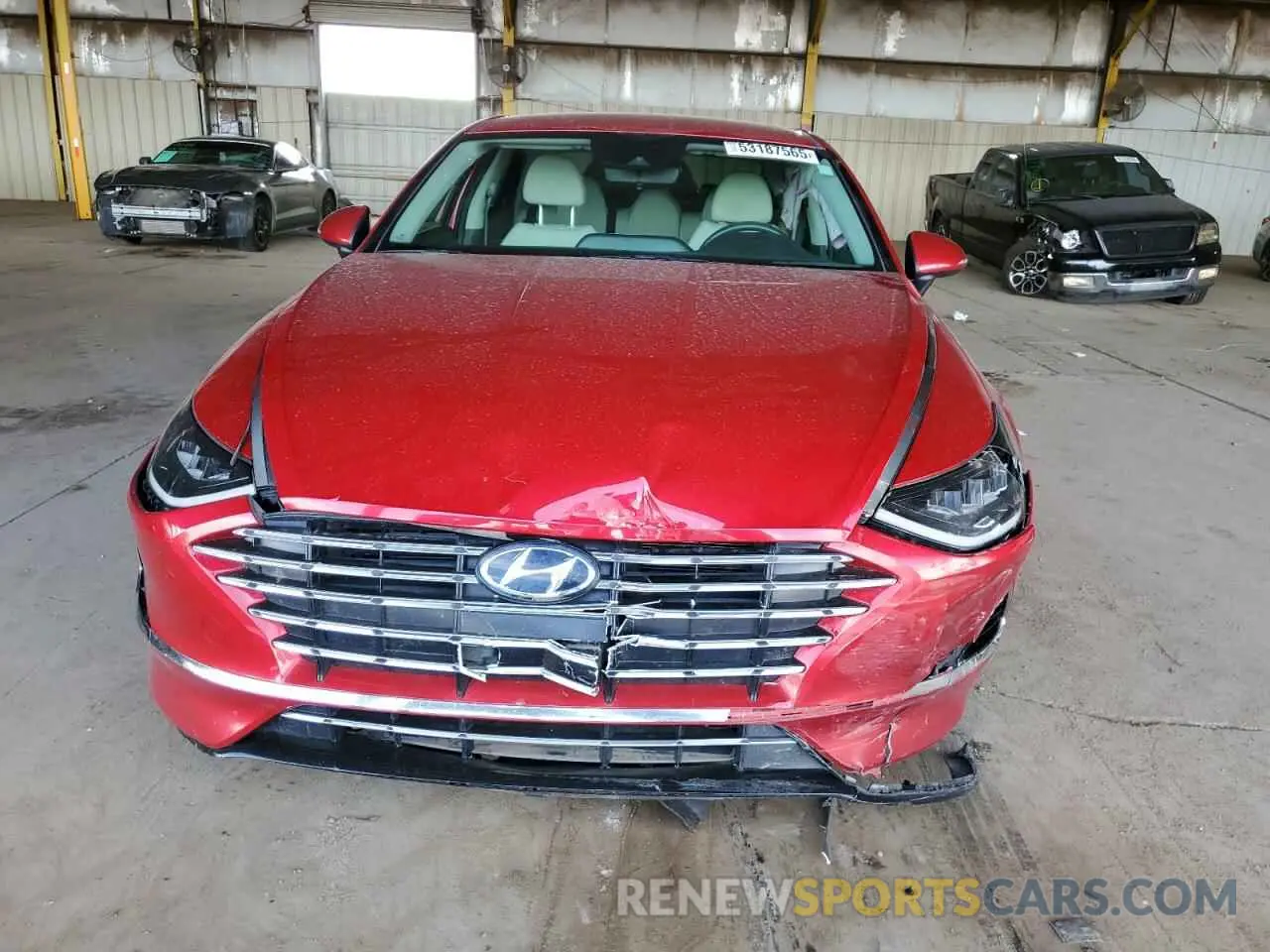 5 Photograph of a damaged car KMHL34JJ0MA022692 HYUNDAI SONATA 2021