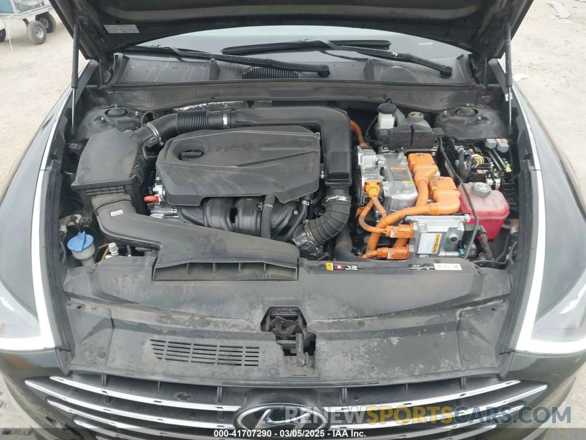 10 Photograph of a damaged car KMHL34JJ1MA024239 HYUNDAI SONATA 2021
