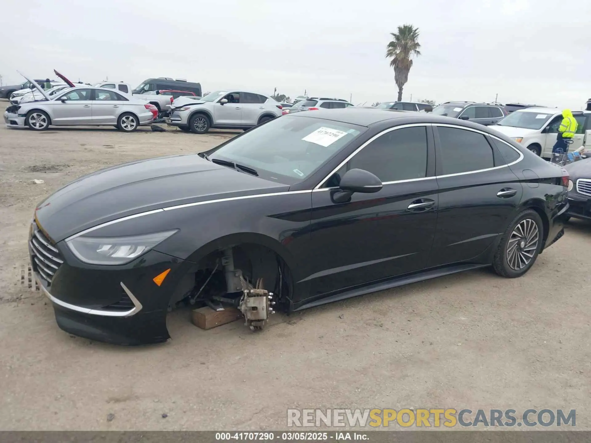 14 Photograph of a damaged car KMHL34JJ1MA024239 HYUNDAI SONATA 2021