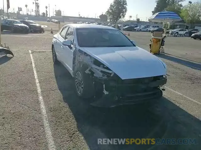 10 Photograph of a damaged car KMHL34JJ1MA026525 HYUNDAI SONATA 2021