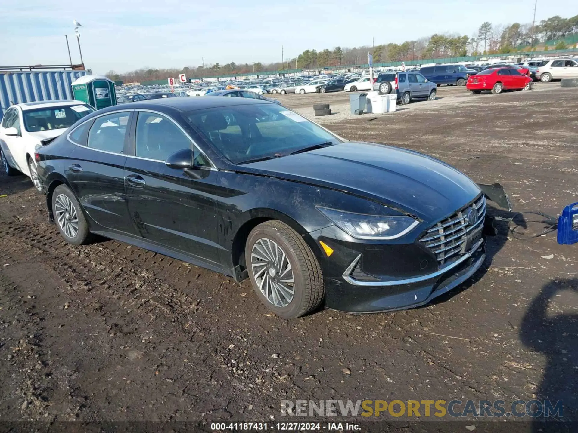 1 Photograph of a damaged car KMHL34JJ1MA027058 HYUNDAI SONATA 2021