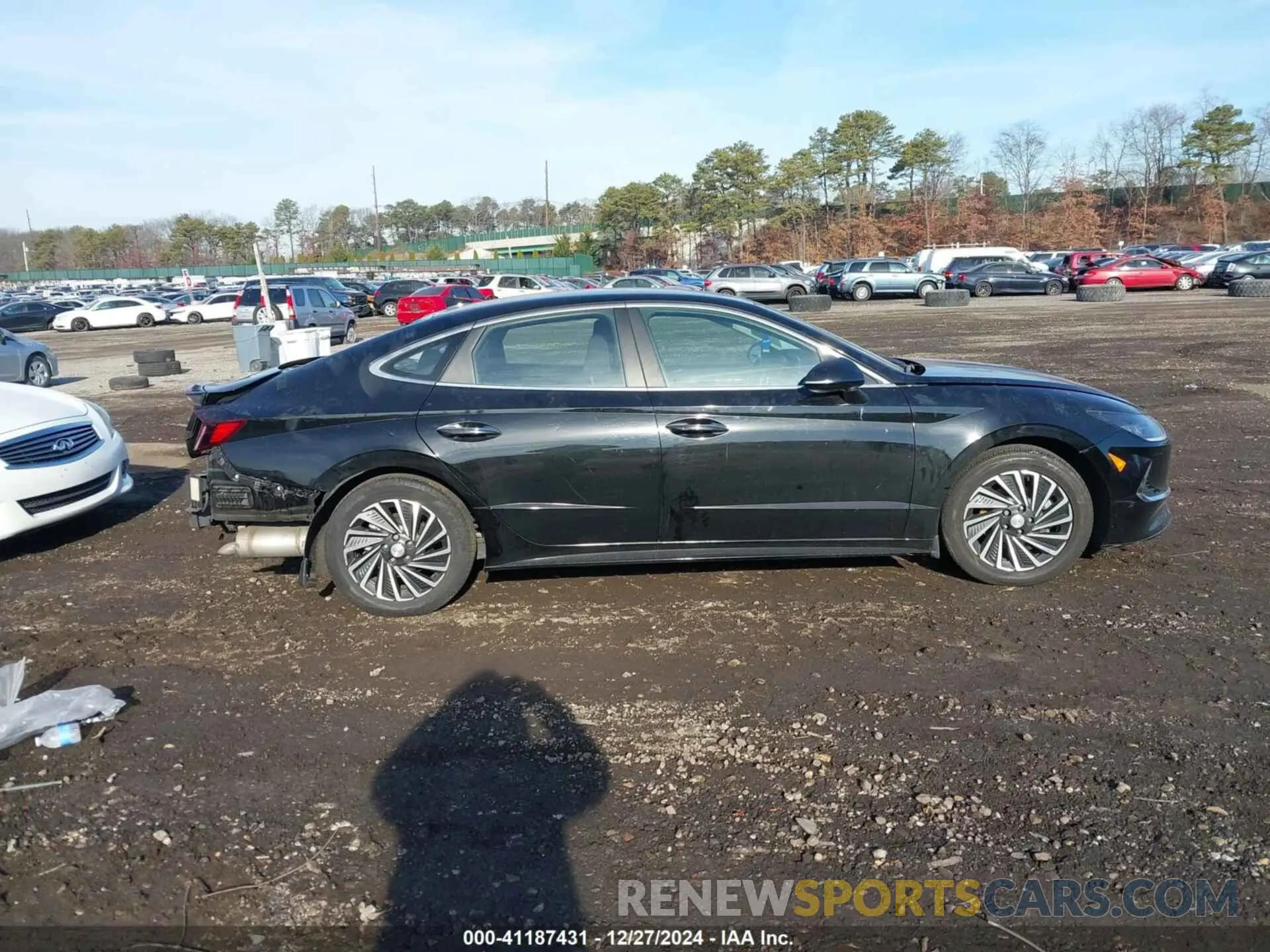 14 Photograph of a damaged car KMHL34JJ1MA027058 HYUNDAI SONATA 2021