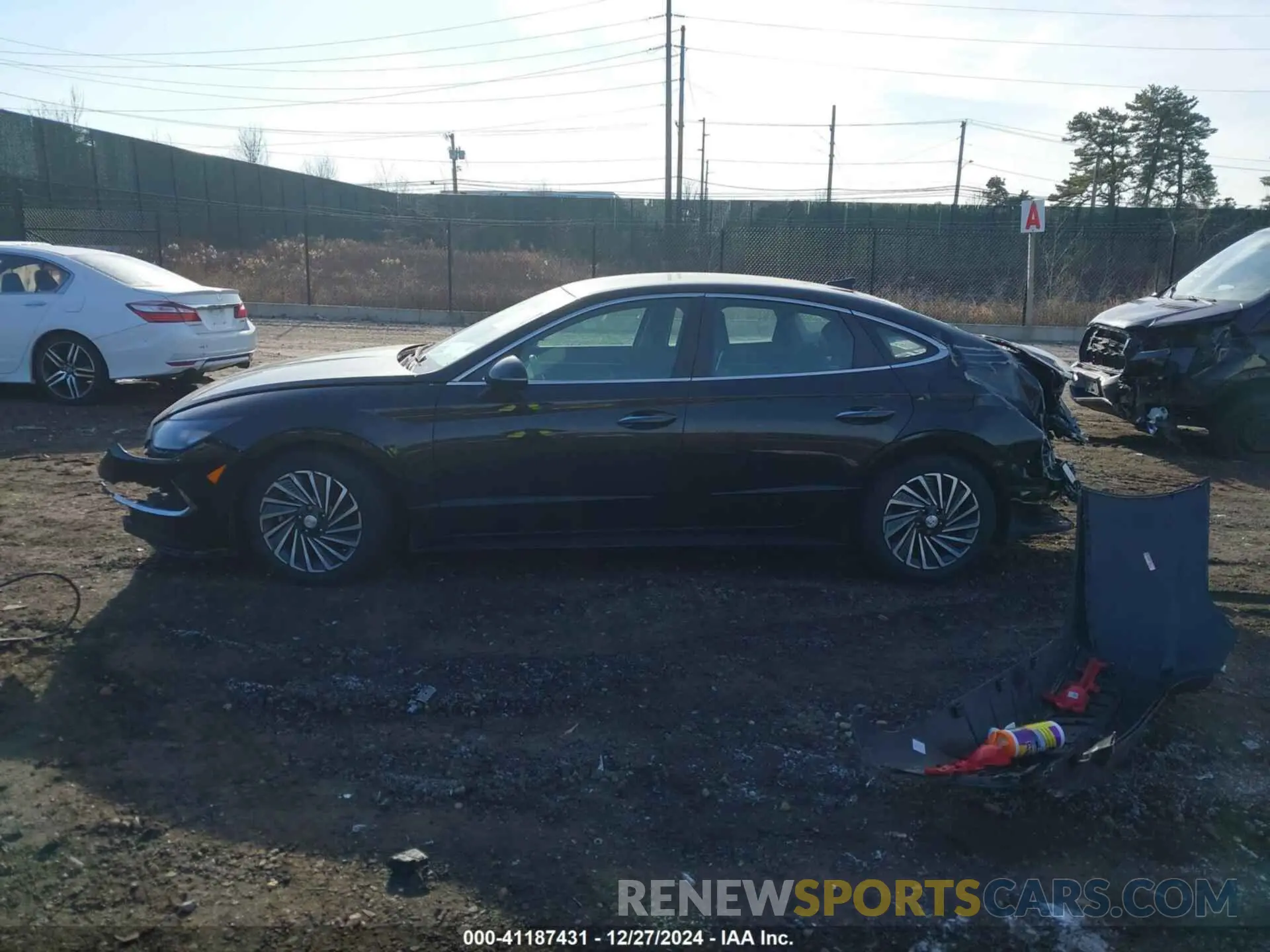 15 Photograph of a damaged car KMHL34JJ1MA027058 HYUNDAI SONATA 2021