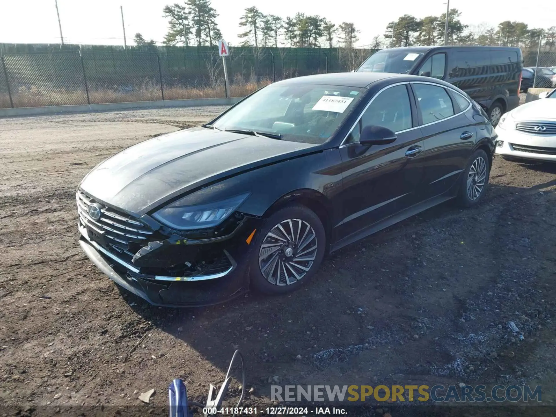 2 Photograph of a damaged car KMHL34JJ1MA027058 HYUNDAI SONATA 2021