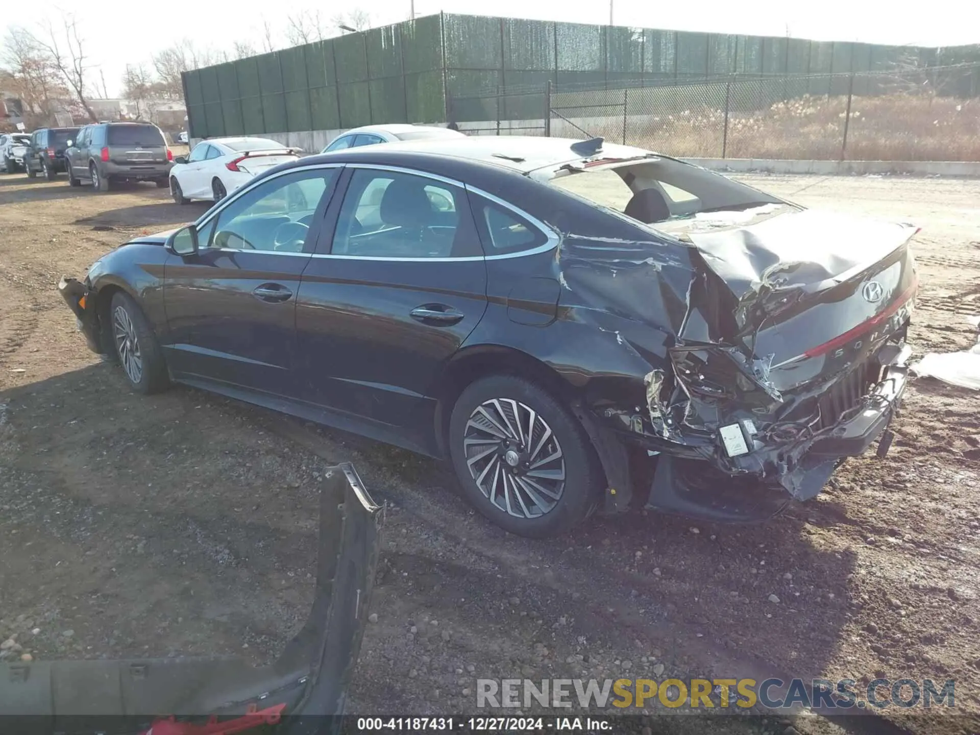 3 Photograph of a damaged car KMHL34JJ1MA027058 HYUNDAI SONATA 2021
