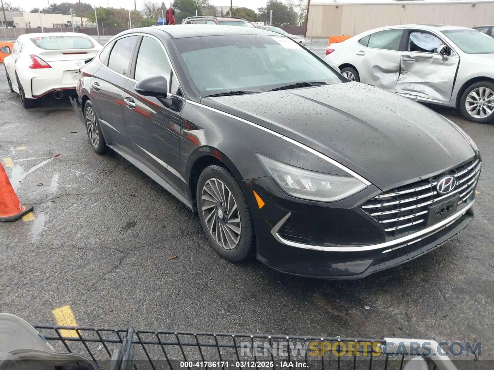 1 Photograph of a damaged car KMHL34JJ2MA026470 HYUNDAI SONATA 2021