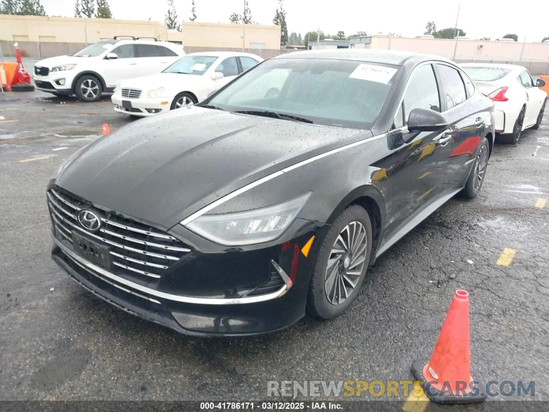2 Photograph of a damaged car KMHL34JJ2MA026470 HYUNDAI SONATA 2021