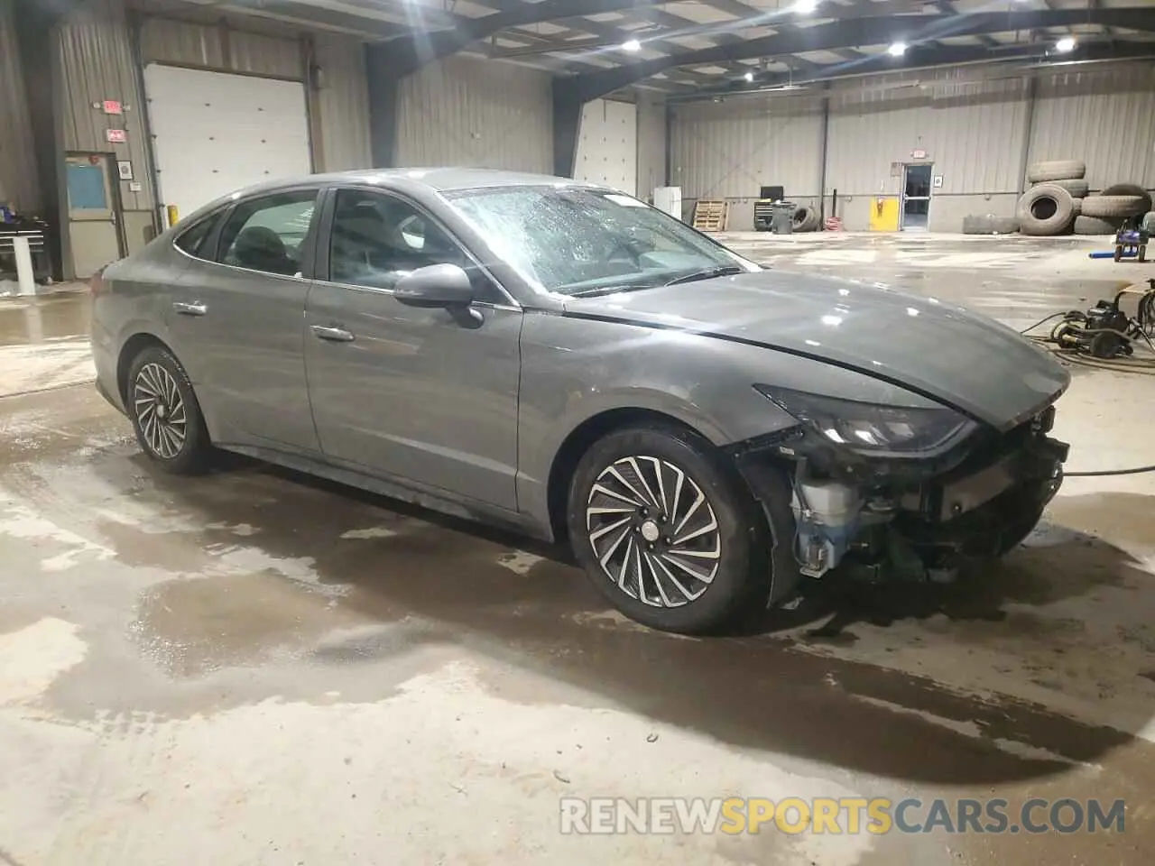 4 Photograph of a damaged car KMHL34JJ2MA034164 HYUNDAI SONATA 2021