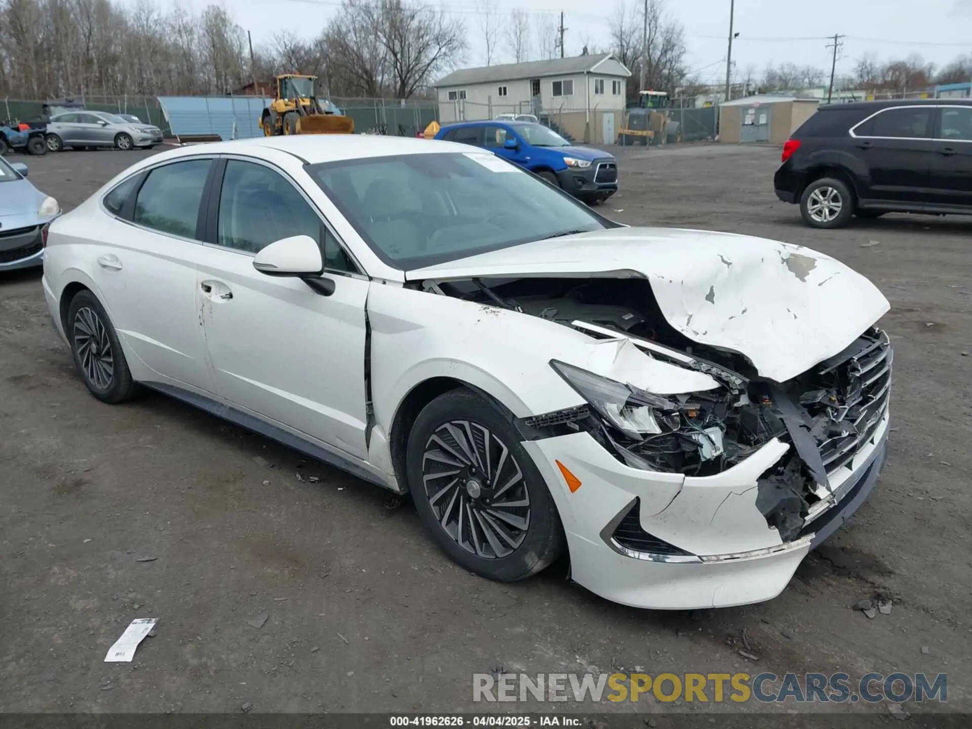 1 Photograph of a damaged car KMHL34JJ3MA018958 HYUNDAI SONATA 2021