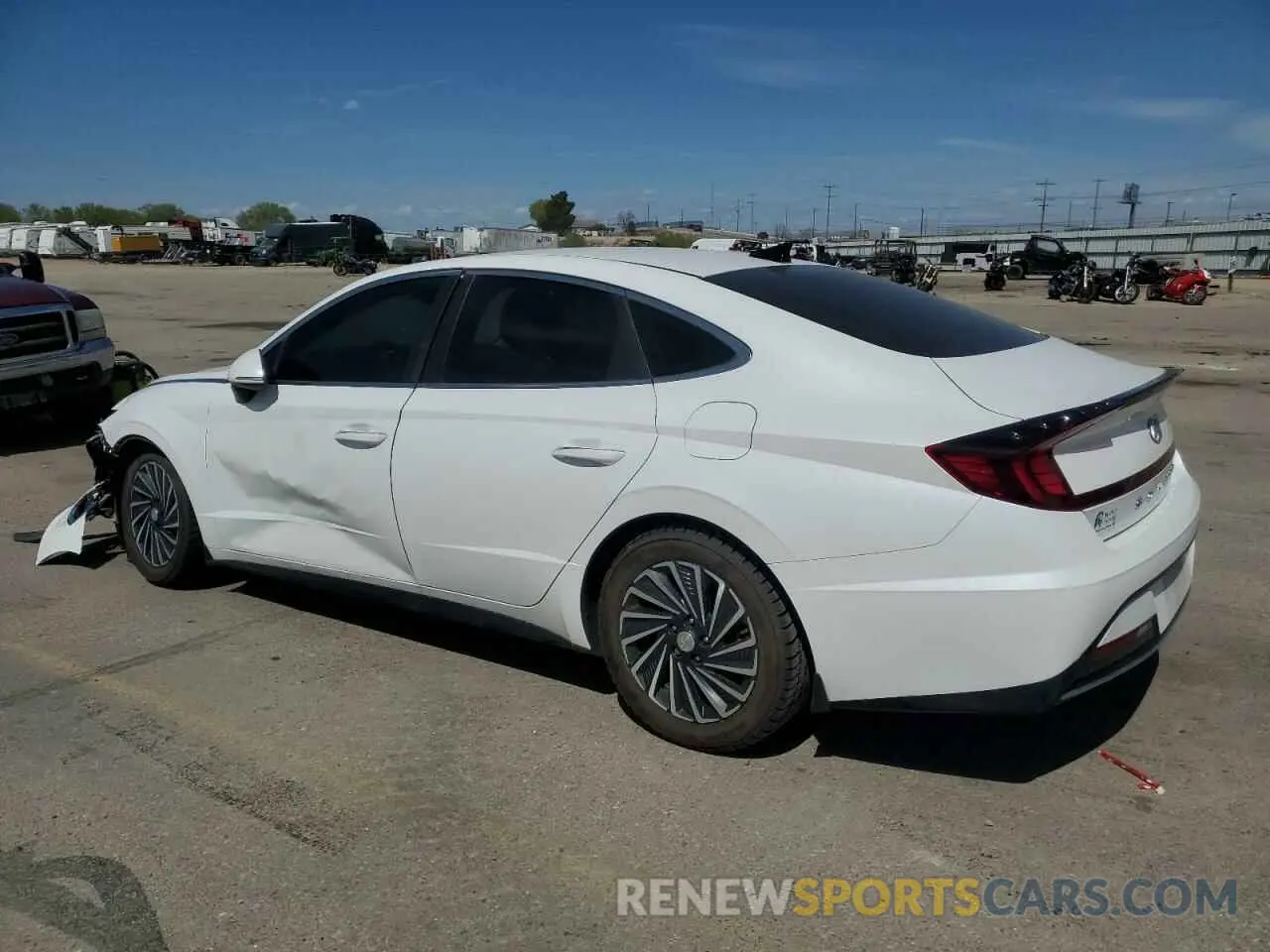 2 Photograph of a damaged car KMHL34JJ3MA024744 HYUNDAI SONATA 2021