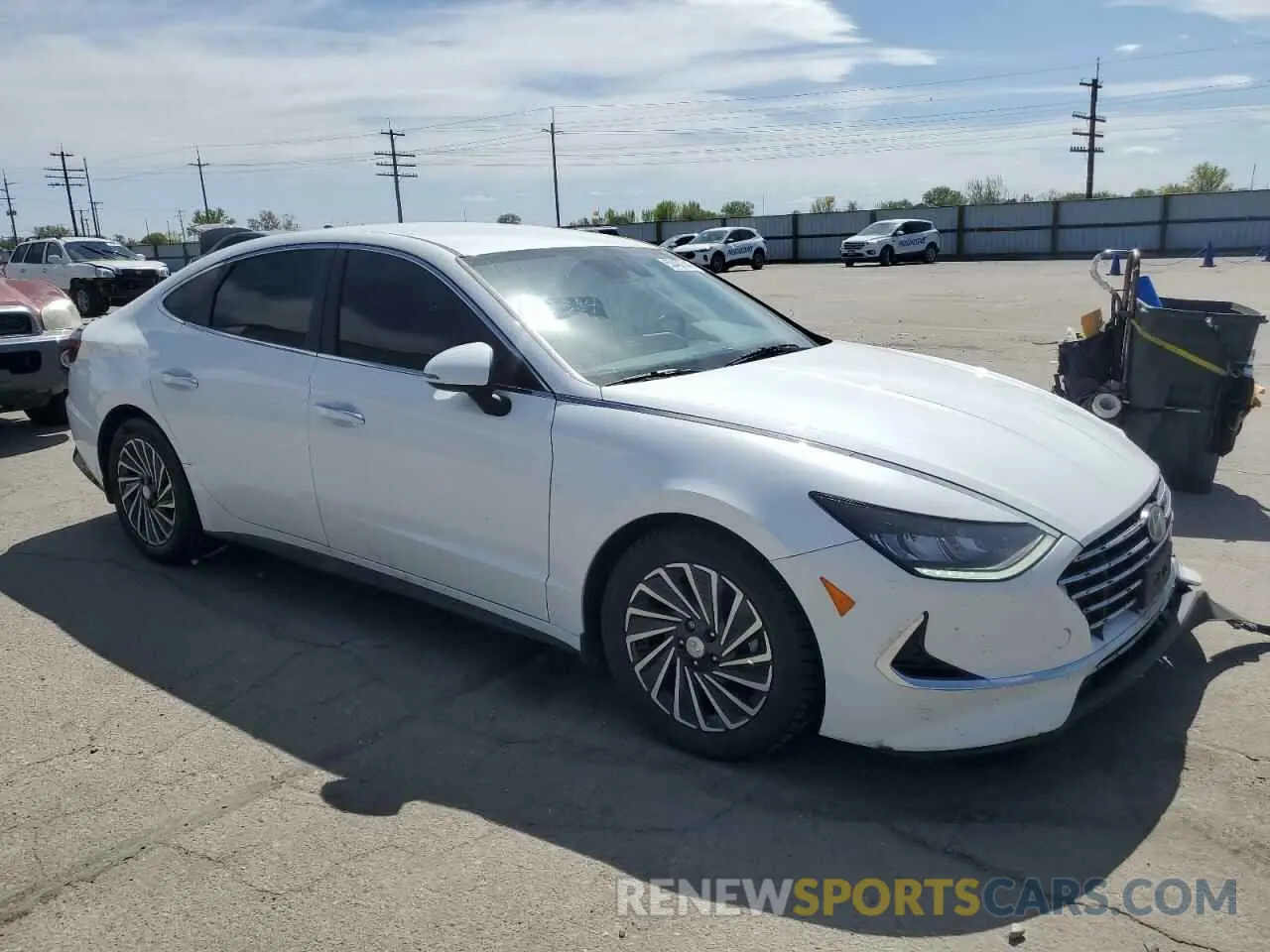 4 Photograph of a damaged car KMHL34JJ3MA024744 HYUNDAI SONATA 2021