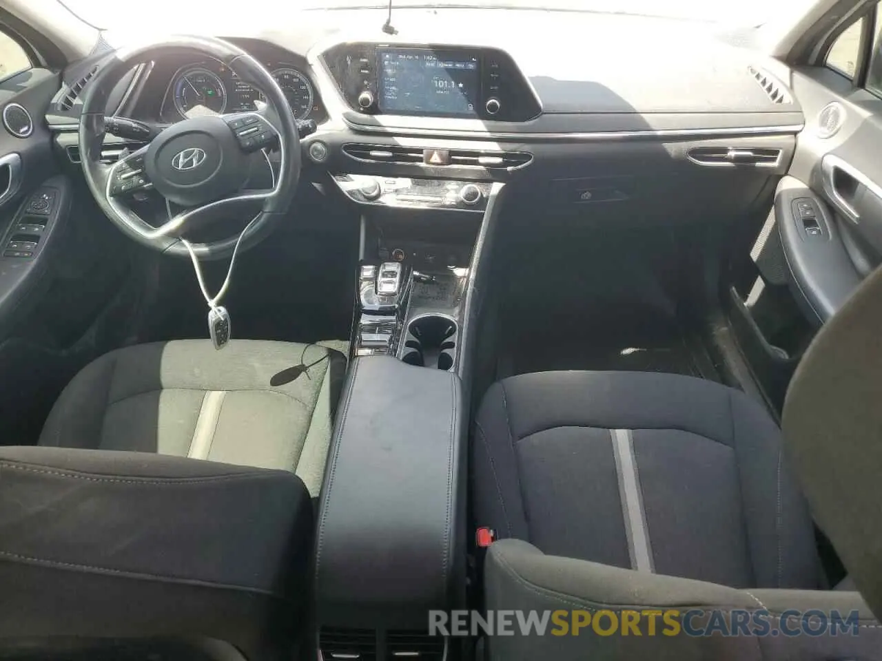 8 Photograph of a damaged car KMHL34JJ3MA024744 HYUNDAI SONATA 2021