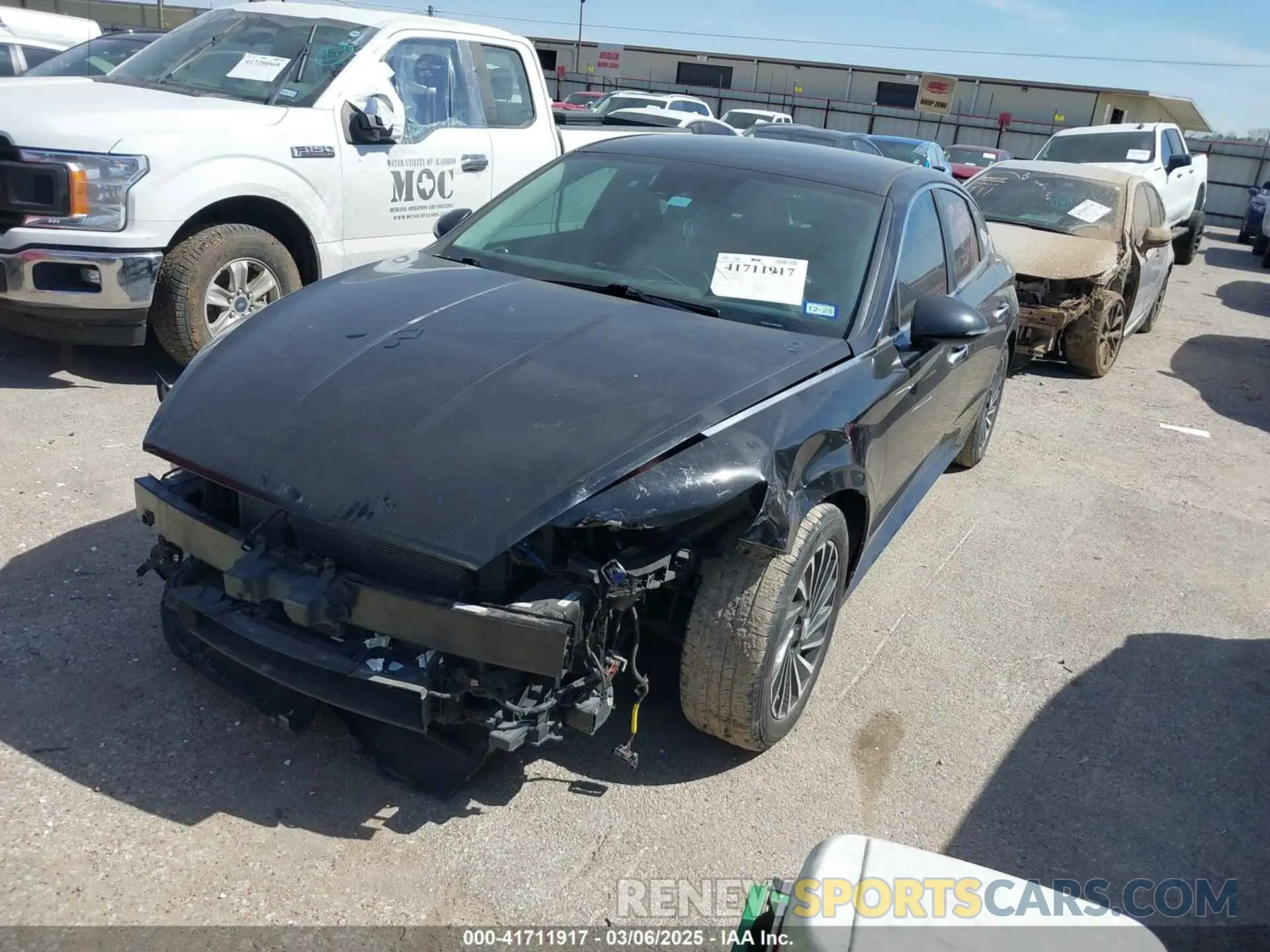 2 Photograph of a damaged car KMHL34JJ5MA023871 HYUNDAI SONATA 2021