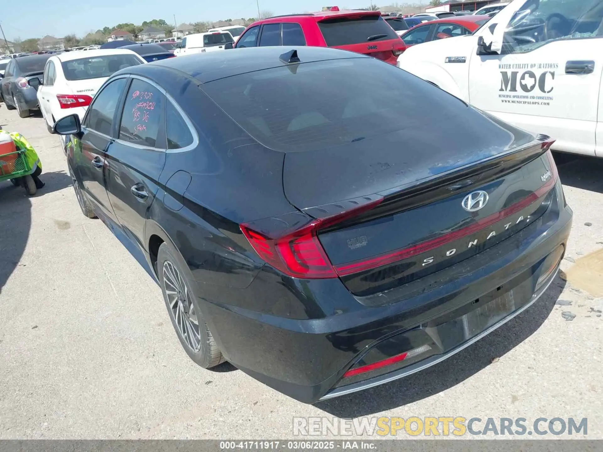 3 Photograph of a damaged car KMHL34JJ5MA023871 HYUNDAI SONATA 2021